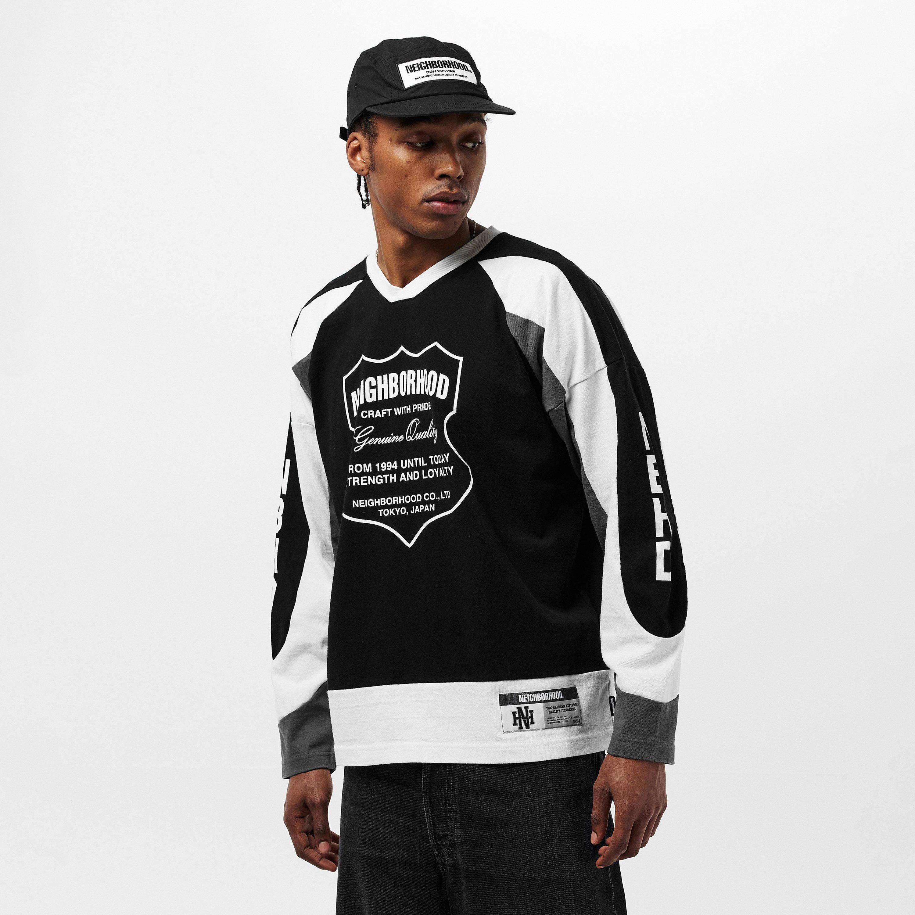 Black - Neighborhood - Men's NBRHD Hockey Crew Sweatshirt - 3