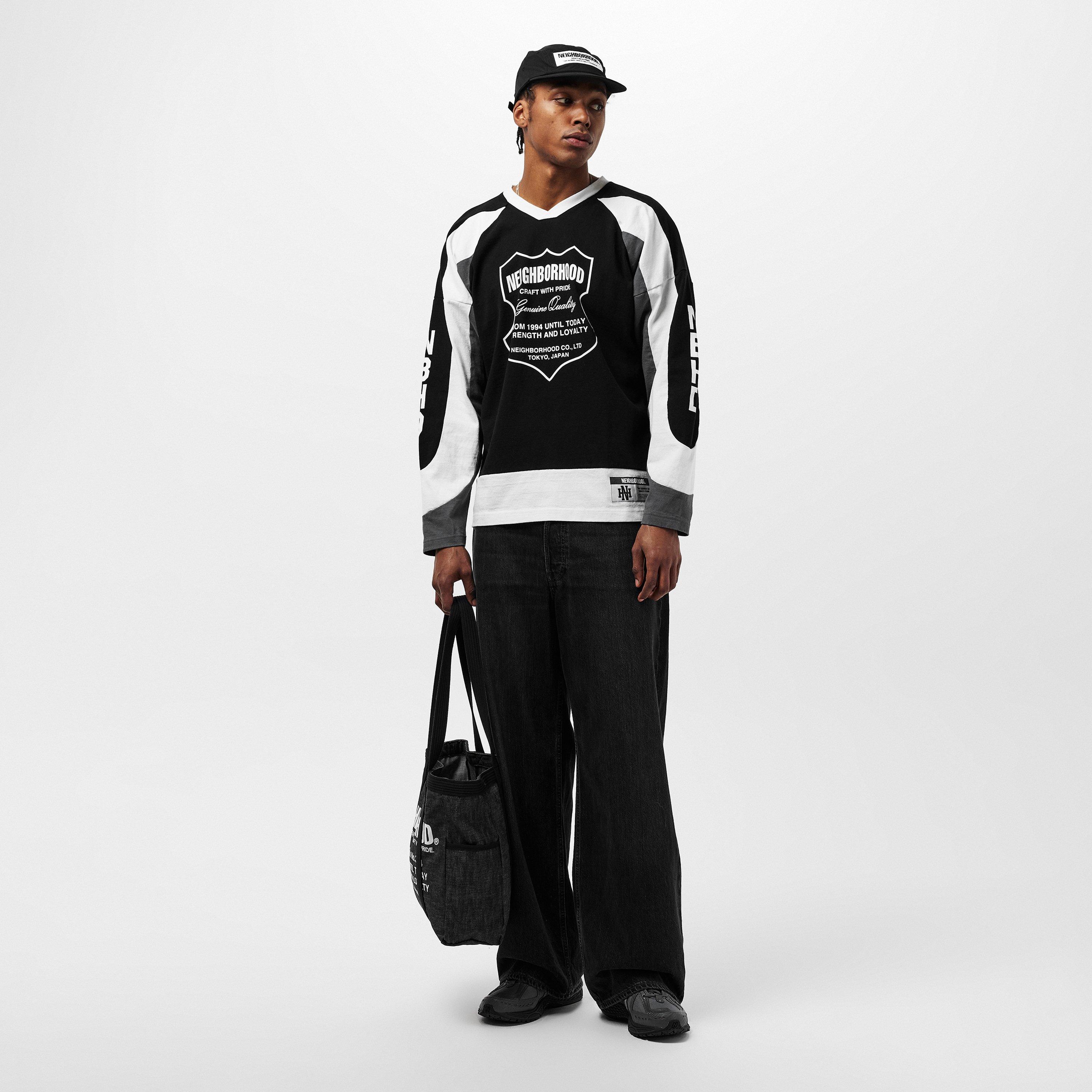 Black - Neighborhood - Men's NBRHD Hockey Crew Sweatshirt - 6