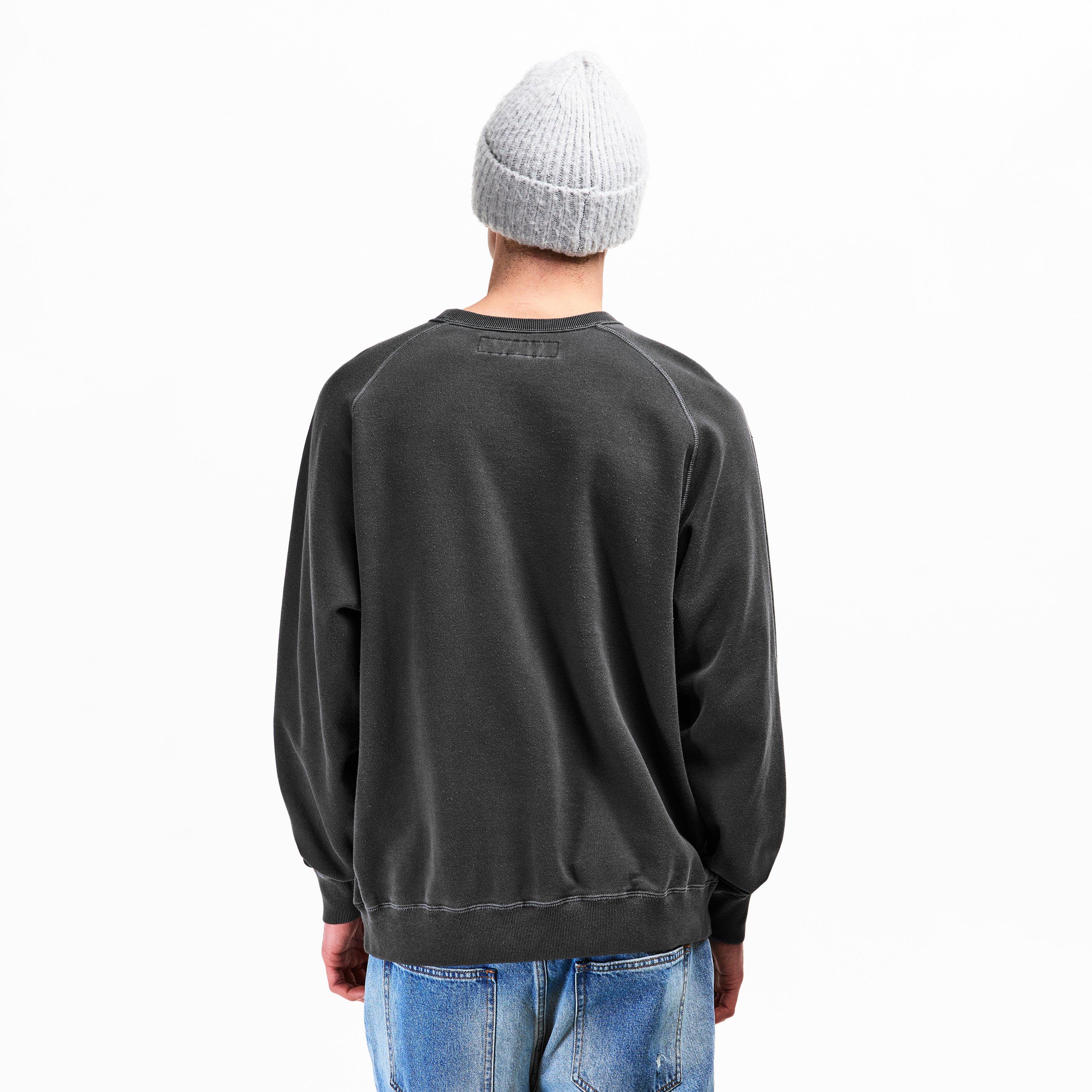 Black - Neighborhood - Men's Pigment Dye Crew Sweatshirt - 4