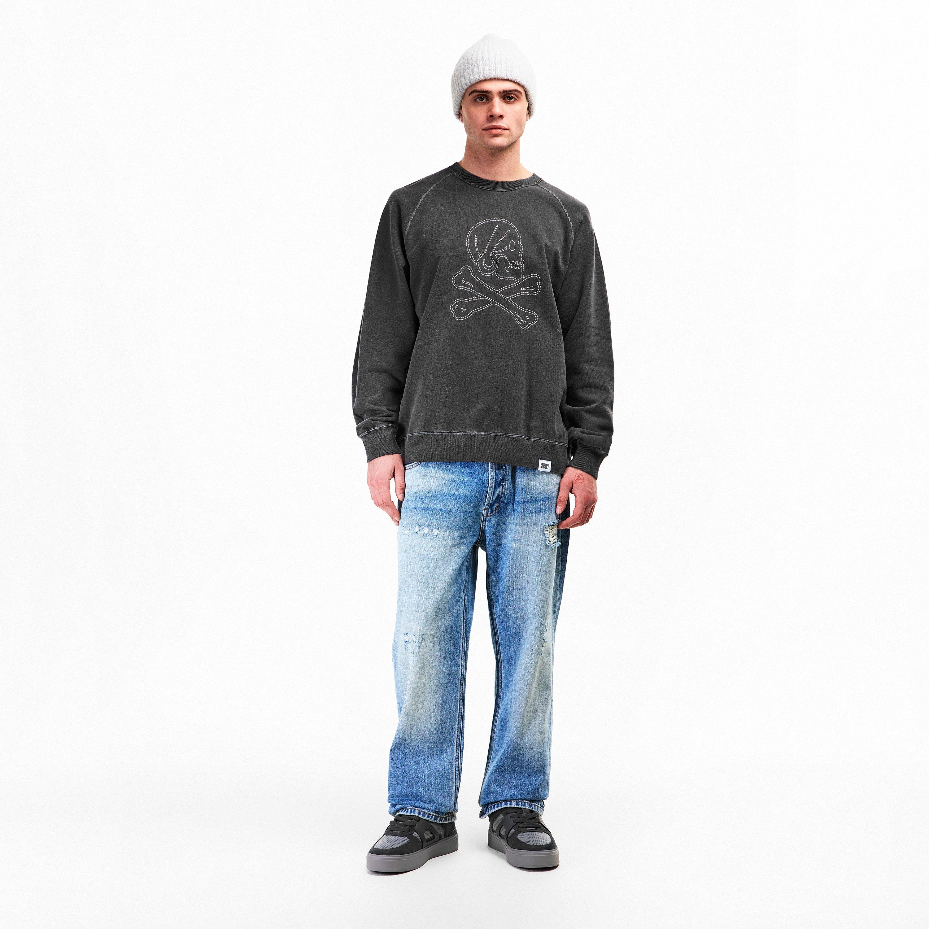 Black - Neighborhood - Men's Pigment Dye Crew Sweatshirt - 6