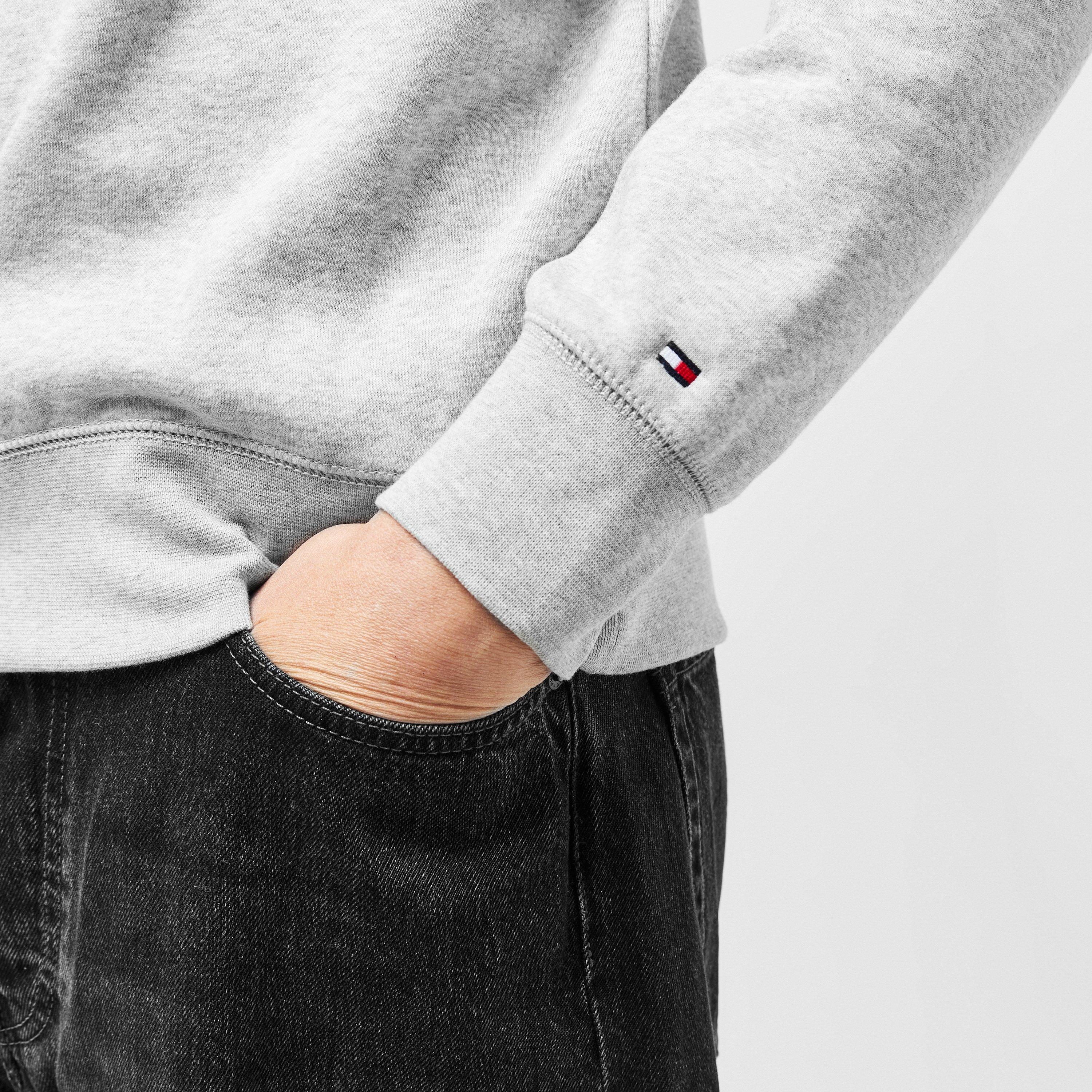 Grigio P01 - Tommy Hilfiger - Logo Crew Sweatshirt - 5
