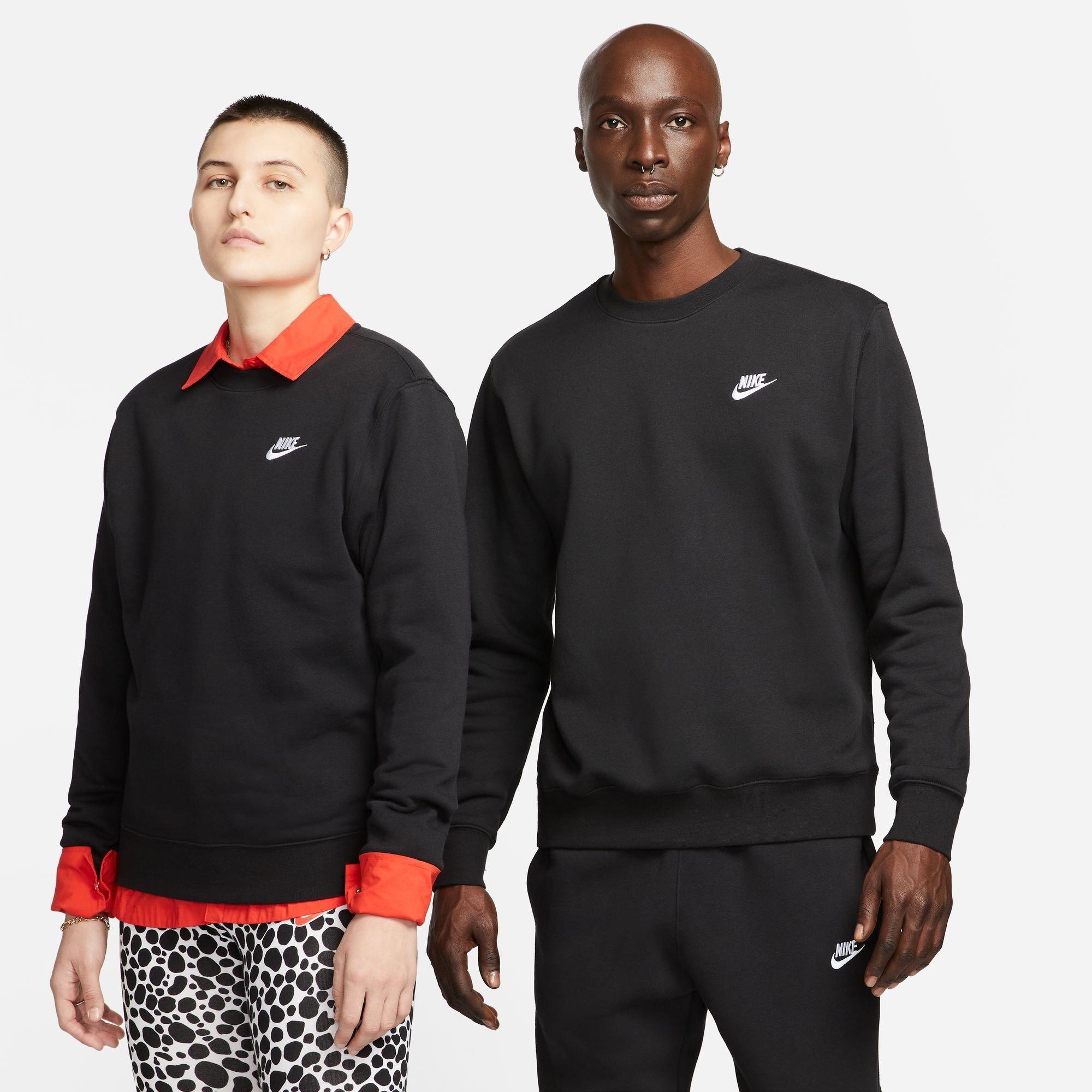 Schwarz/Weiß - Nike - Nike M Nsw Clb Crw T - 3