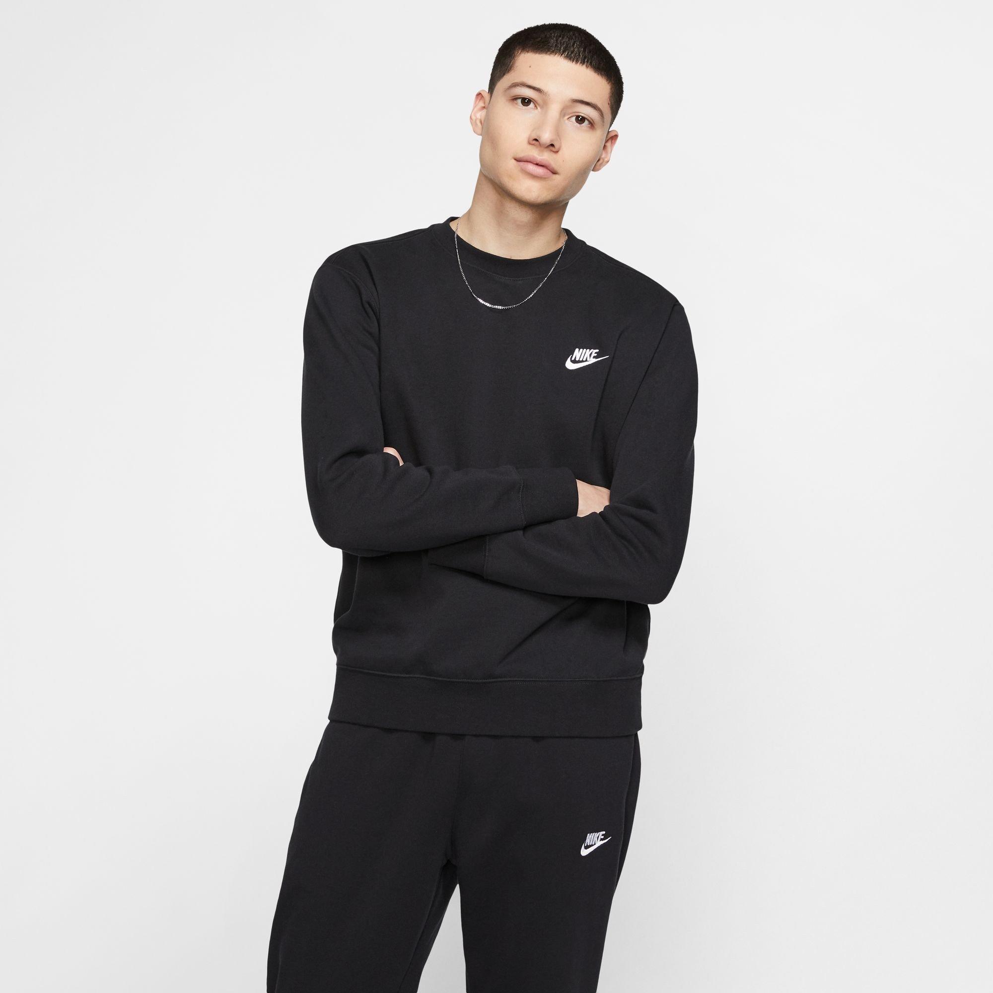 Schwarz/Weiß - Nike - Nike M Nsw Clb Crw T - 5