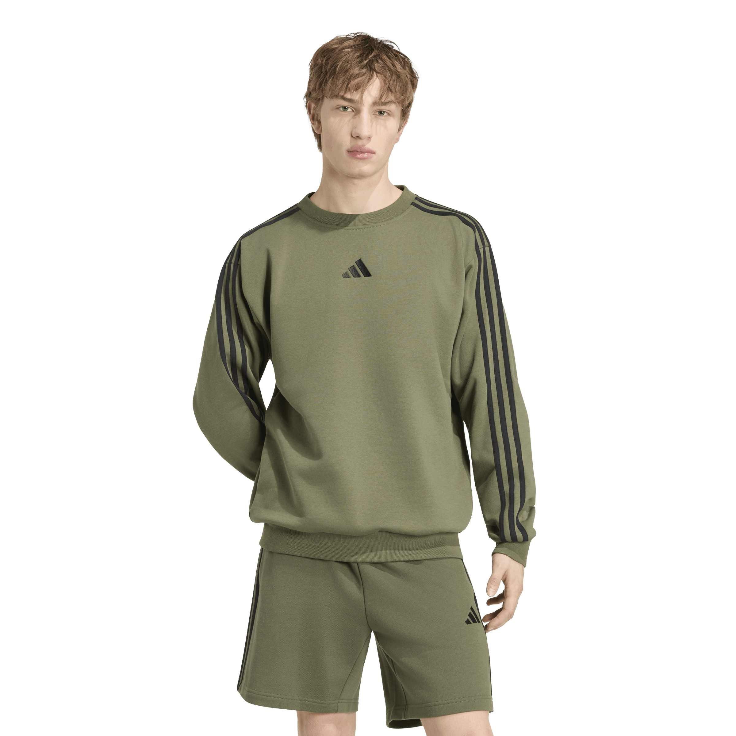 Olive Four - adidas - Adidas M 3S Fl Swt Sn63 - 2