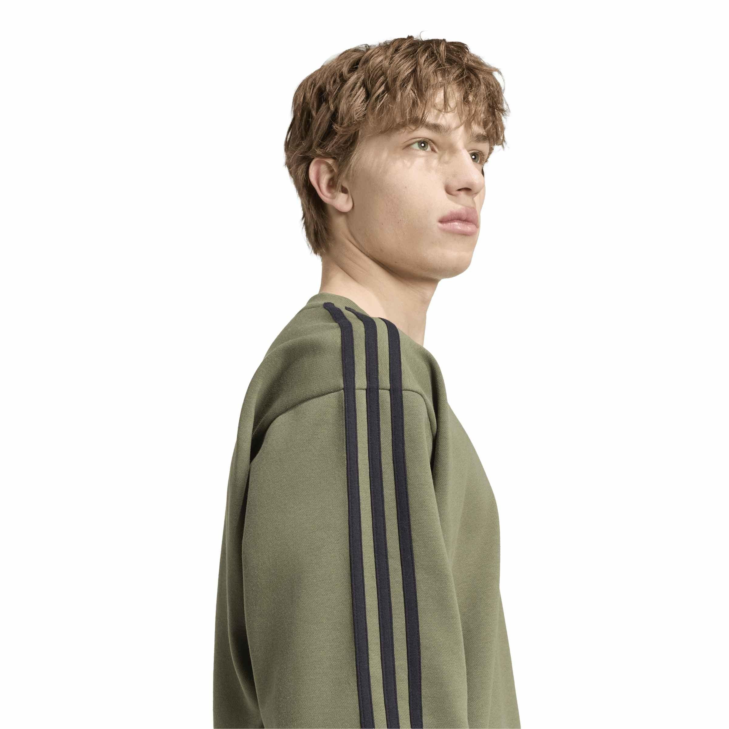 Olive Four - adidas - Adidas M 3S Fl Swt Sn63 - 5