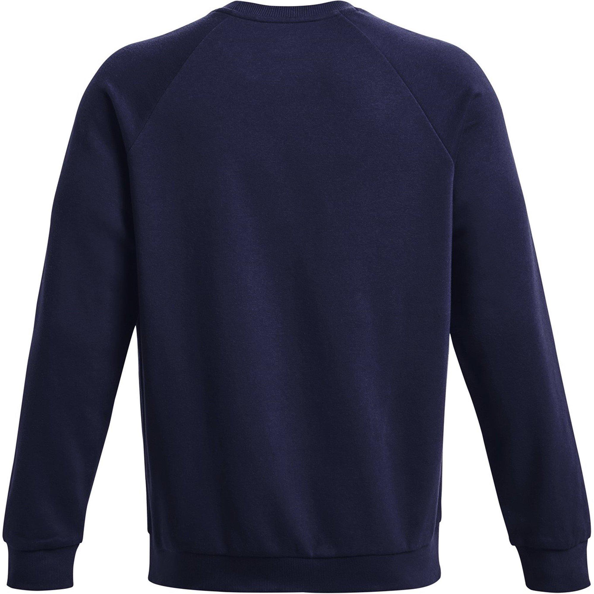 Mdnght Navy/Wht - Under Armour - Rival Fleece Crew Sweatshirt - 6