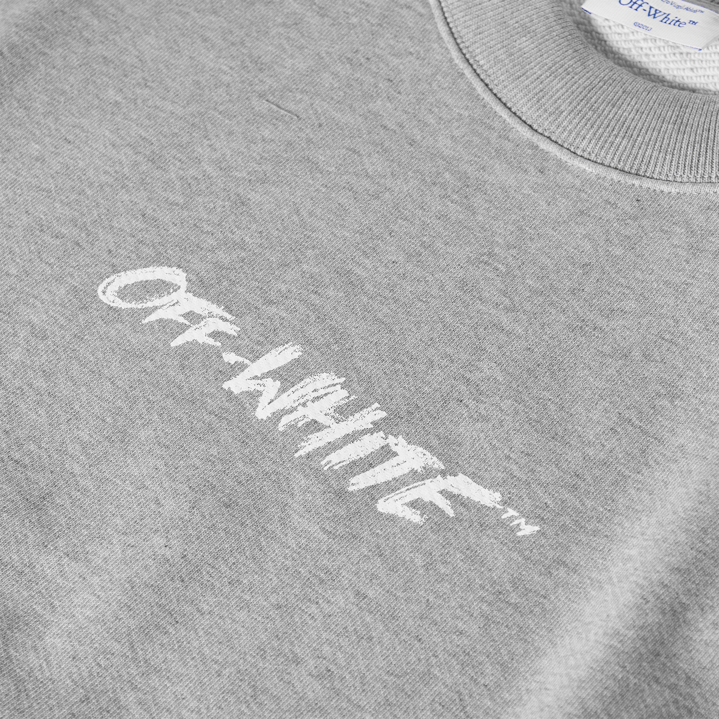 Lichtgrijs - Off White - Men's Crew Sweatshirt - 5