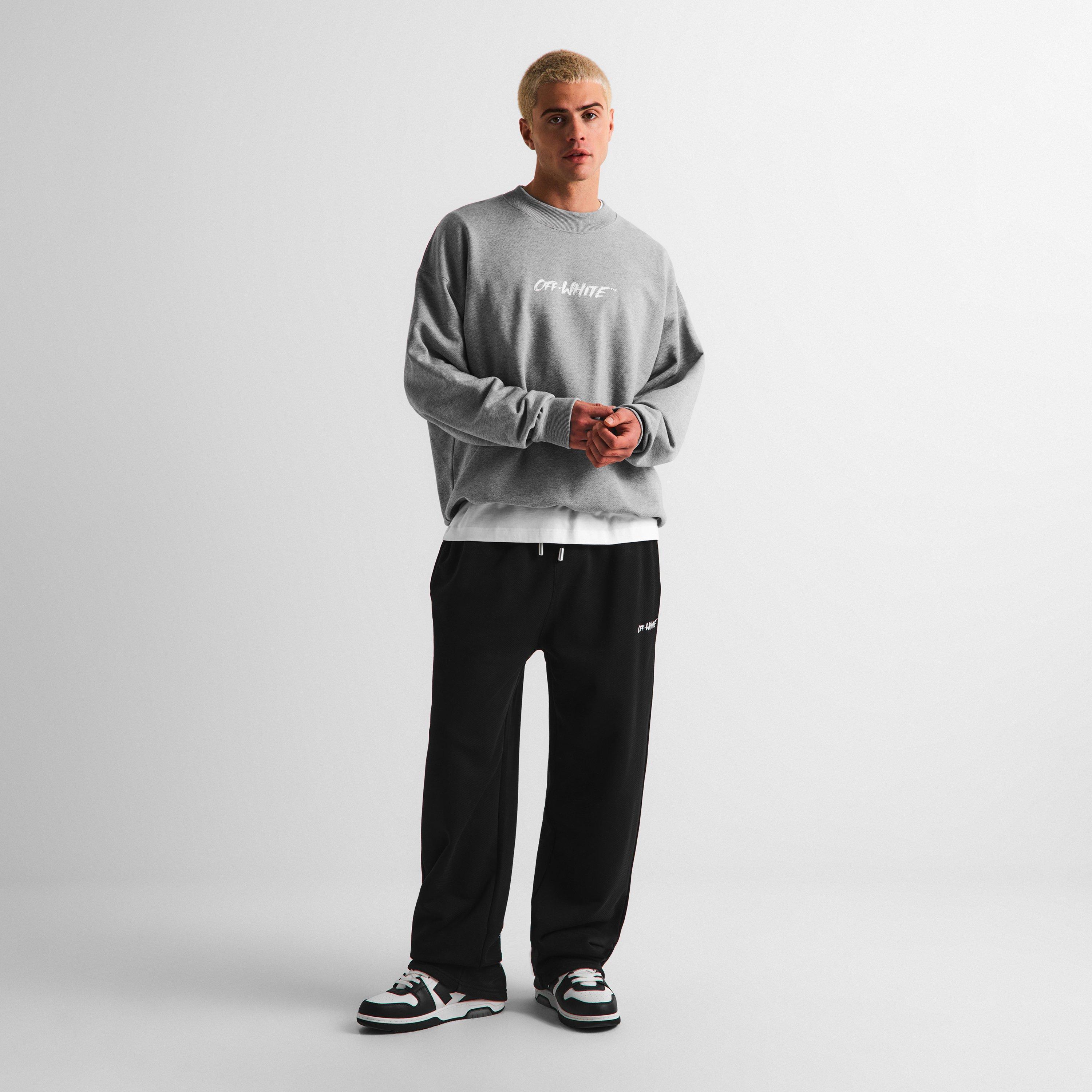 Lichtgrijs - Off White - Men's Crew Sweatshirt - 6