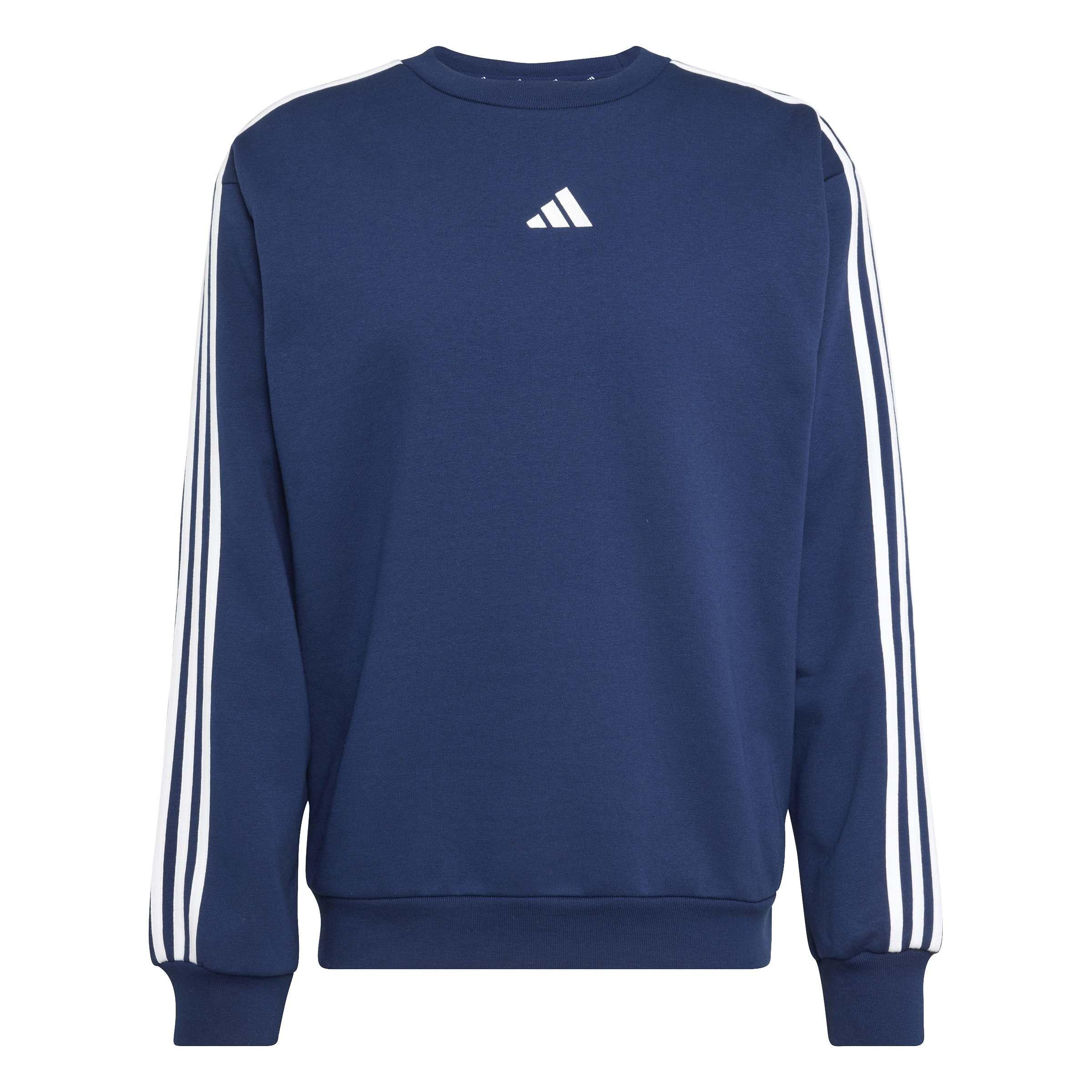 adidas Essentials 3-Stripes Fleece Sweatshirt Mens