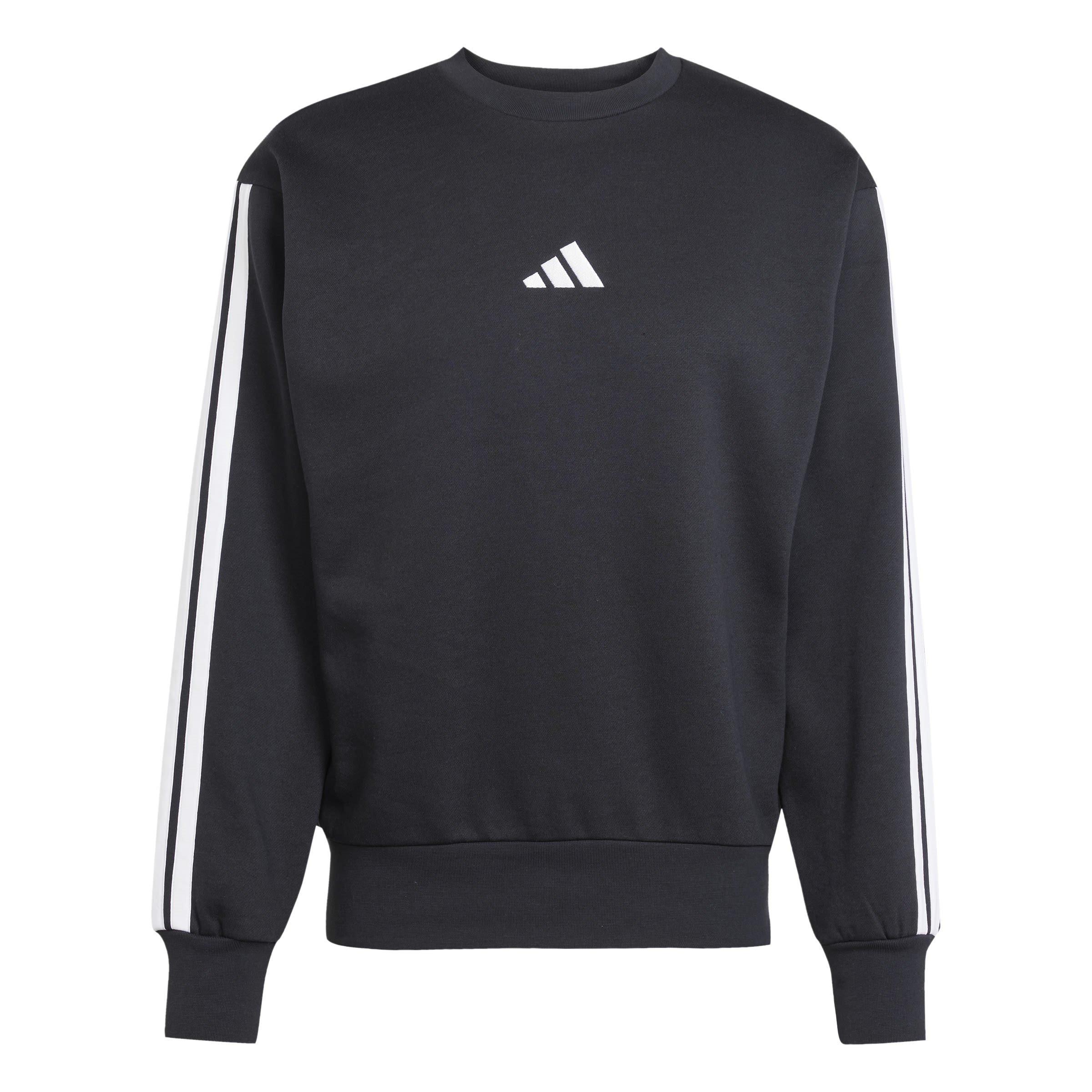 adidas Essentials 3-Stripes French Terry Sweatshirt Black/White — foto 6
