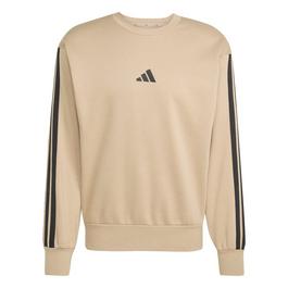adidas Essentials 3-Stripes Fleece Sweatshirt Mens