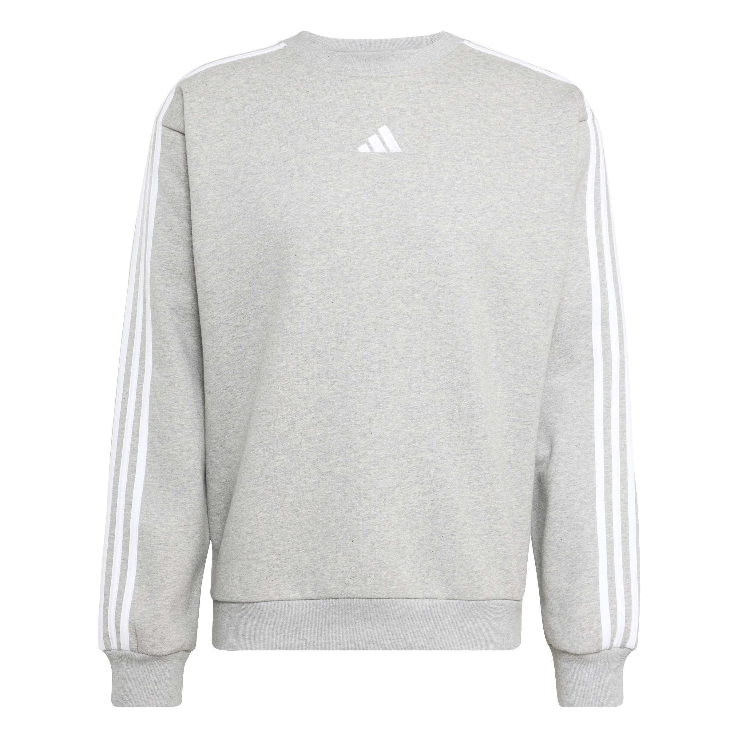 Essentials 3-Stripes Fleece Sweatshirt Mens
