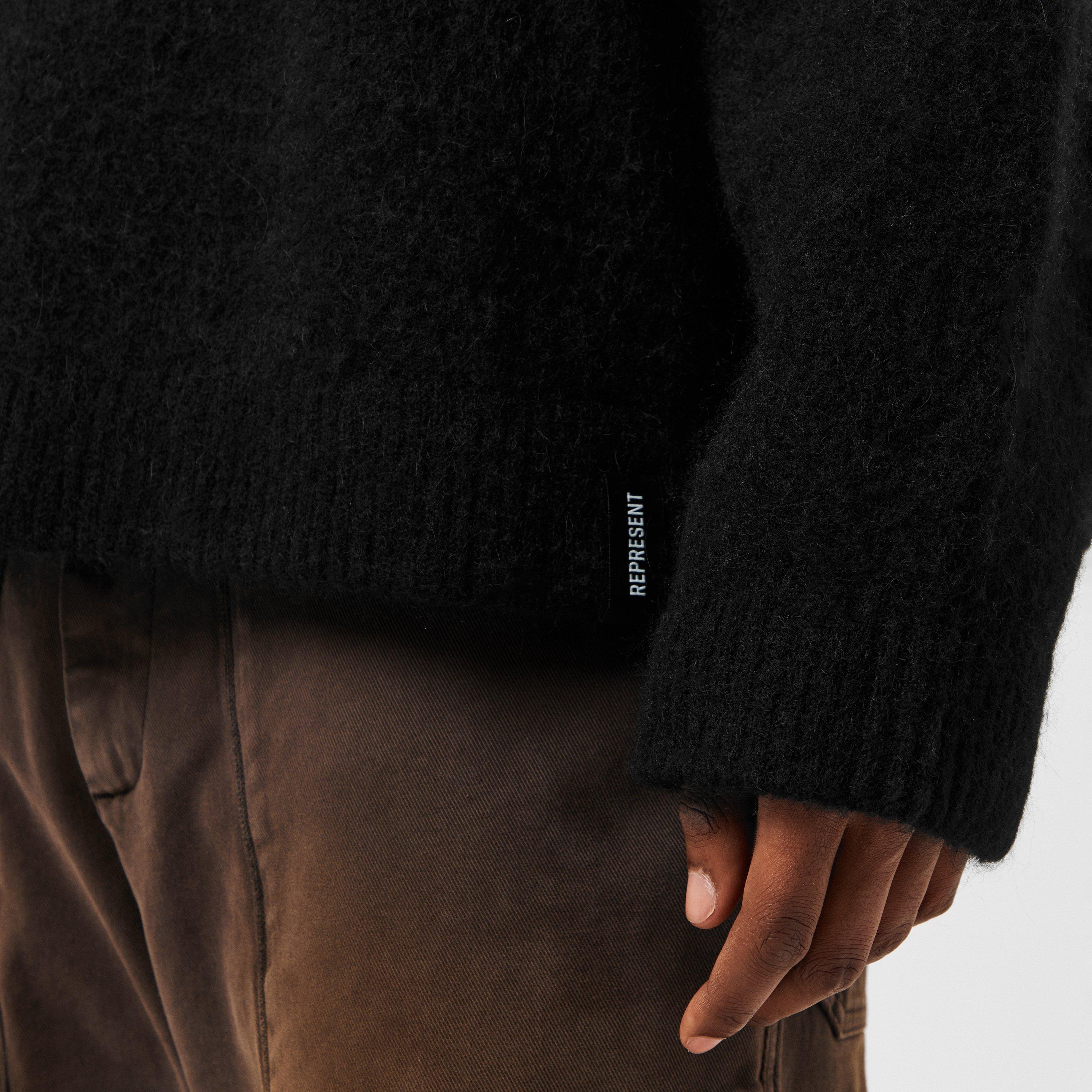 Jet Black - Represent - Men's Crew Sweater - 5