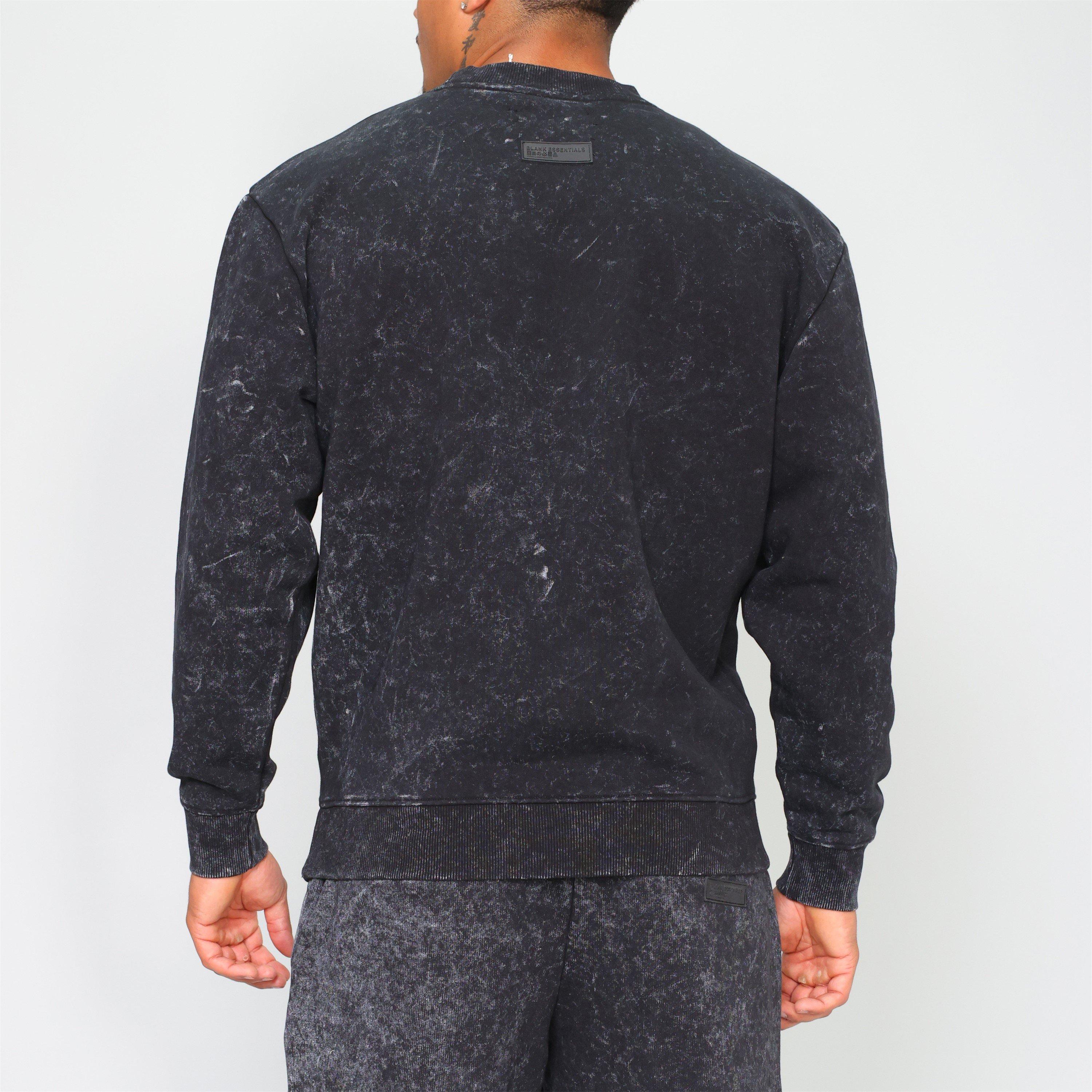 Gewaschenes Schwarz - Blank Essentials - Essentials College Sweatshirt - 4