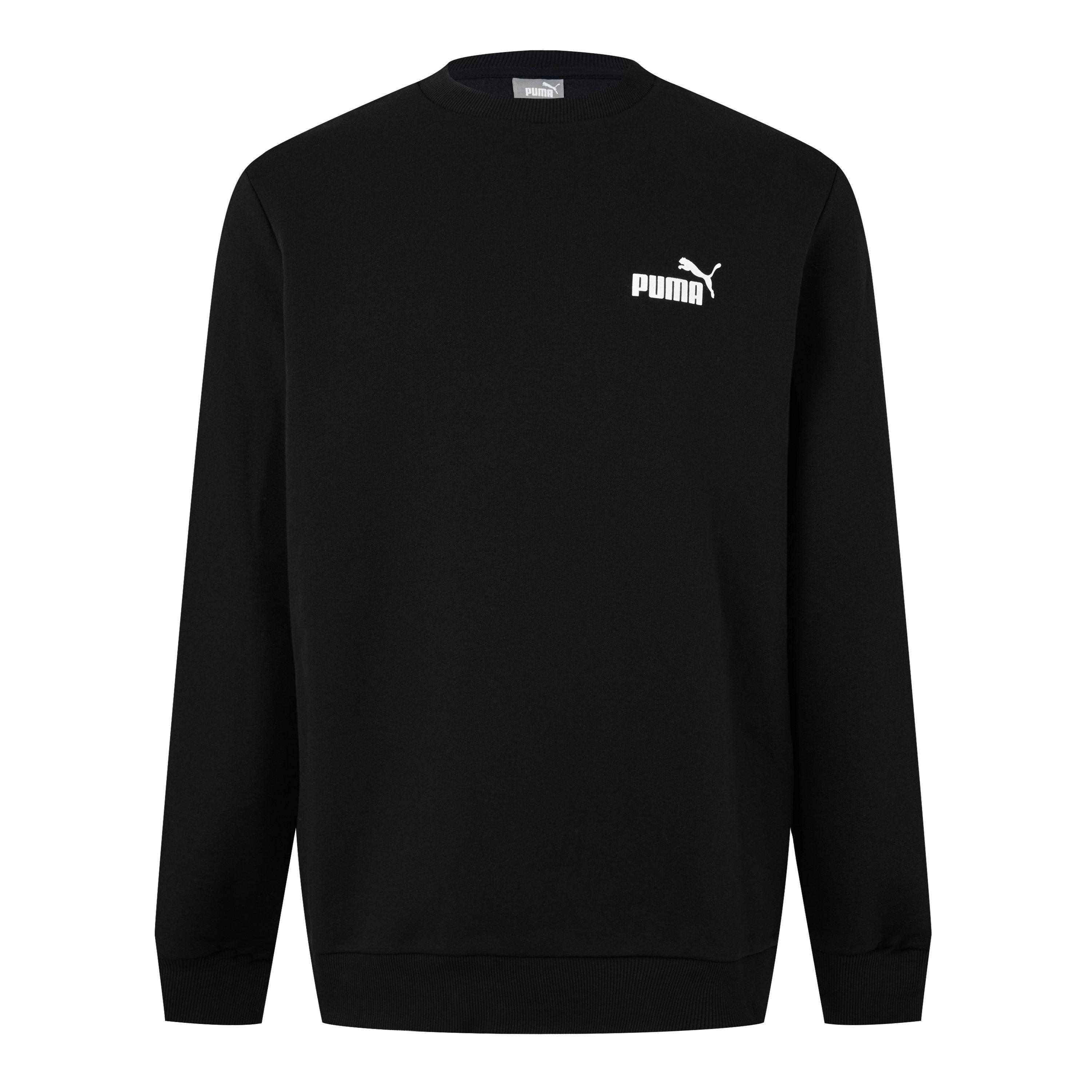 Black - Puma - Men's Blank Base Crew Sweatshirt - 1