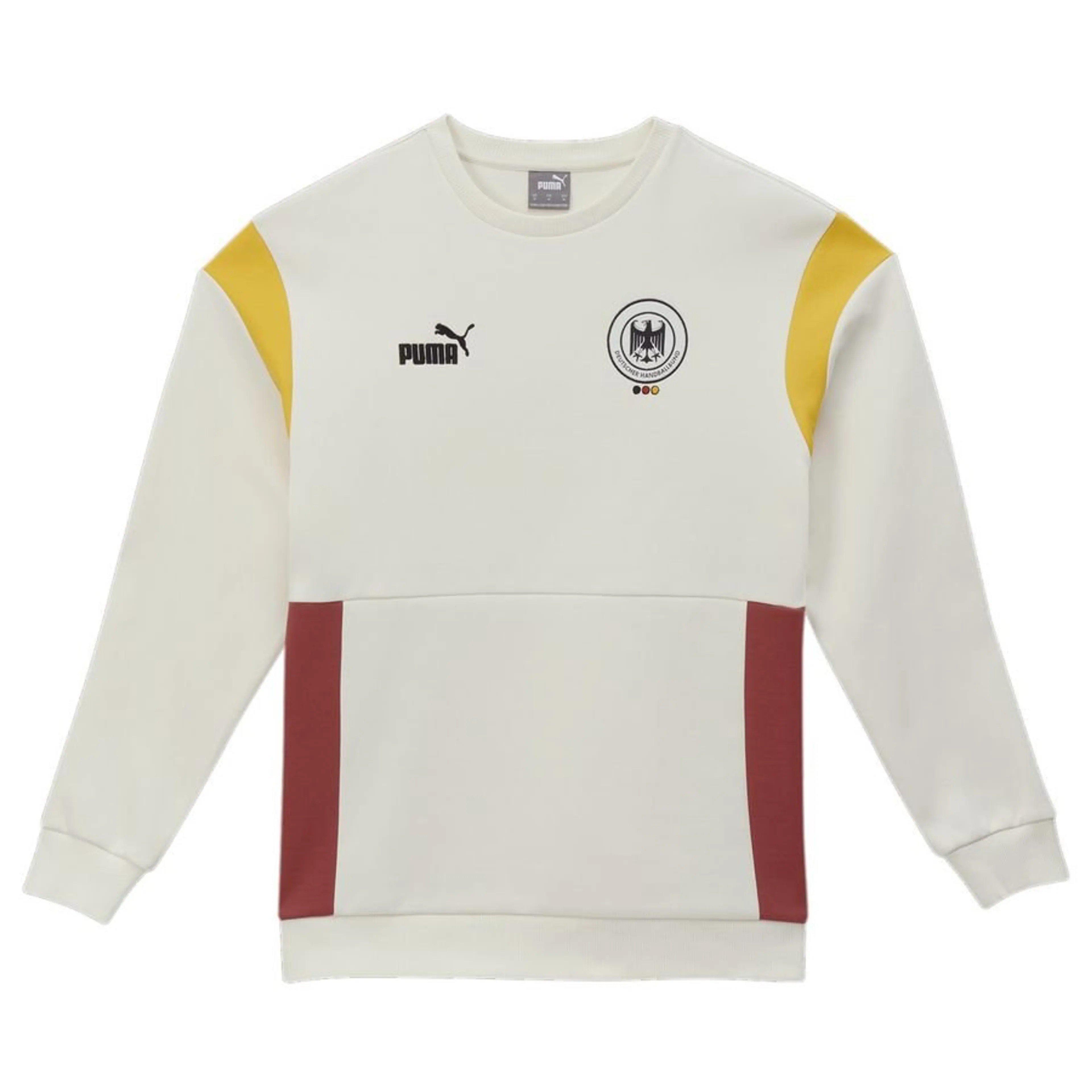Varm Hvid/Svart - Puma - Men's Dhb Archive Crew Sweatshirt - 1