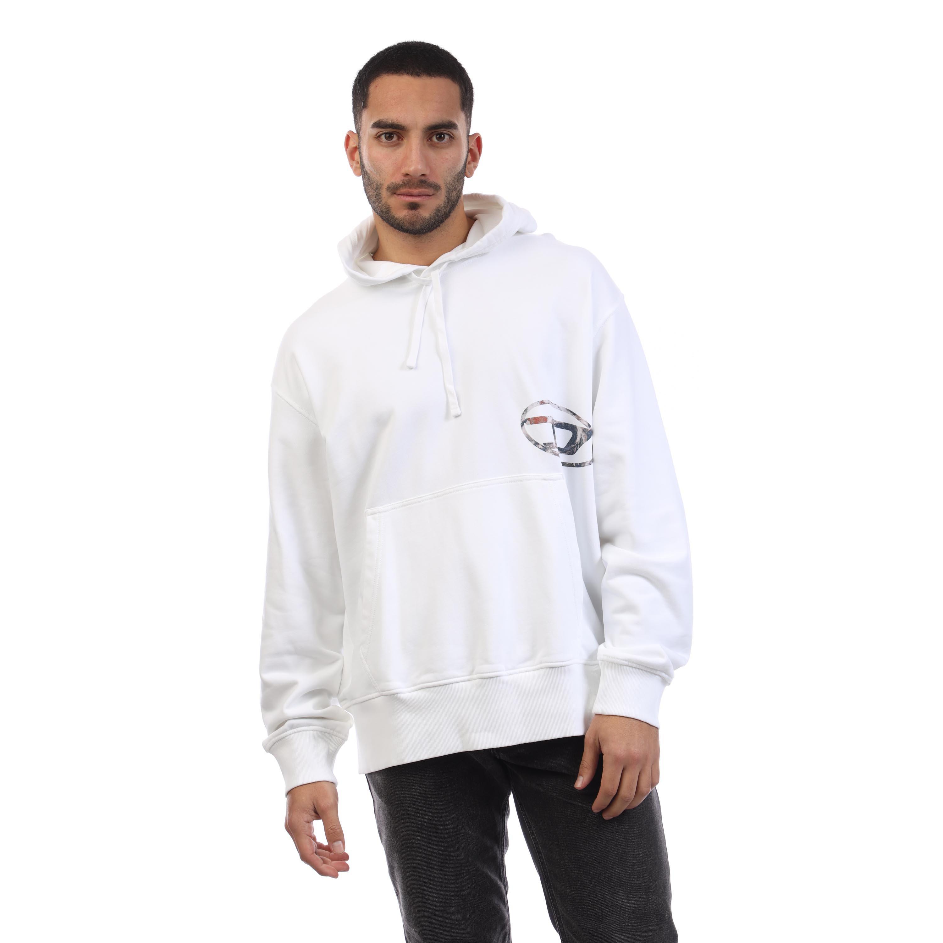 Bright White - Diesel - Men's Macs Flpa Crew Sweatshirt - 3