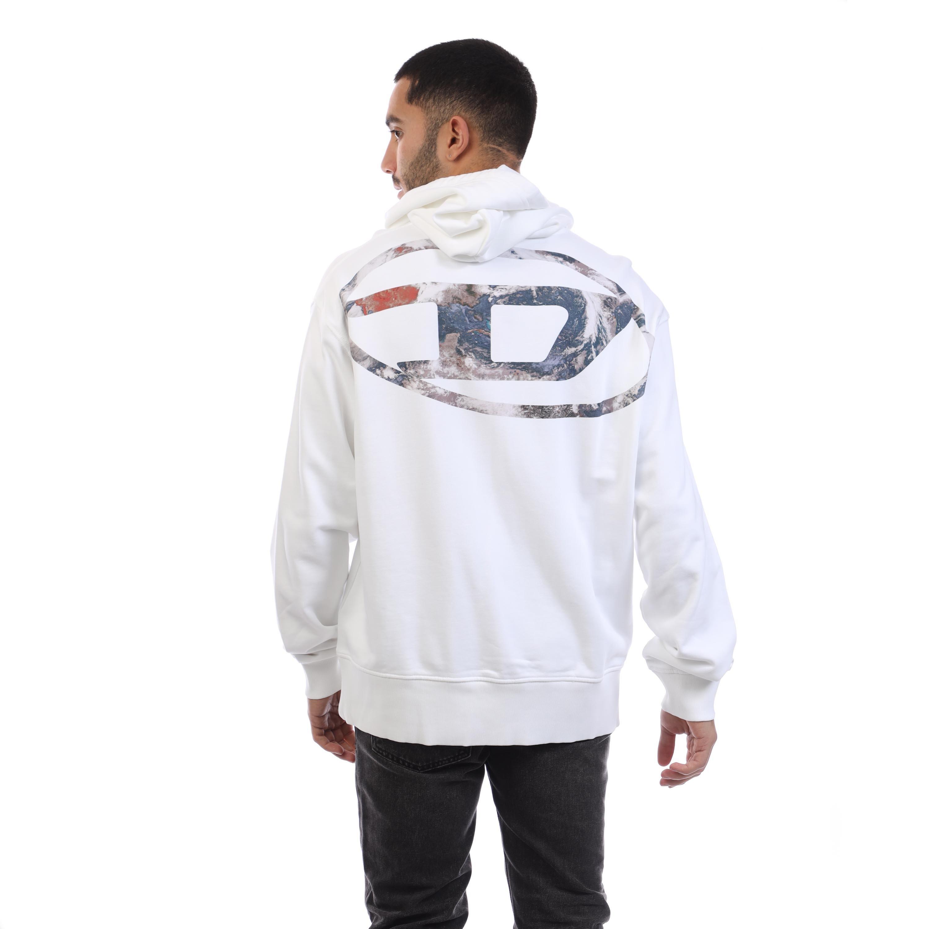 Bright White - Diesel - Men's Macs Flpa Crew Sweatshirt - 4