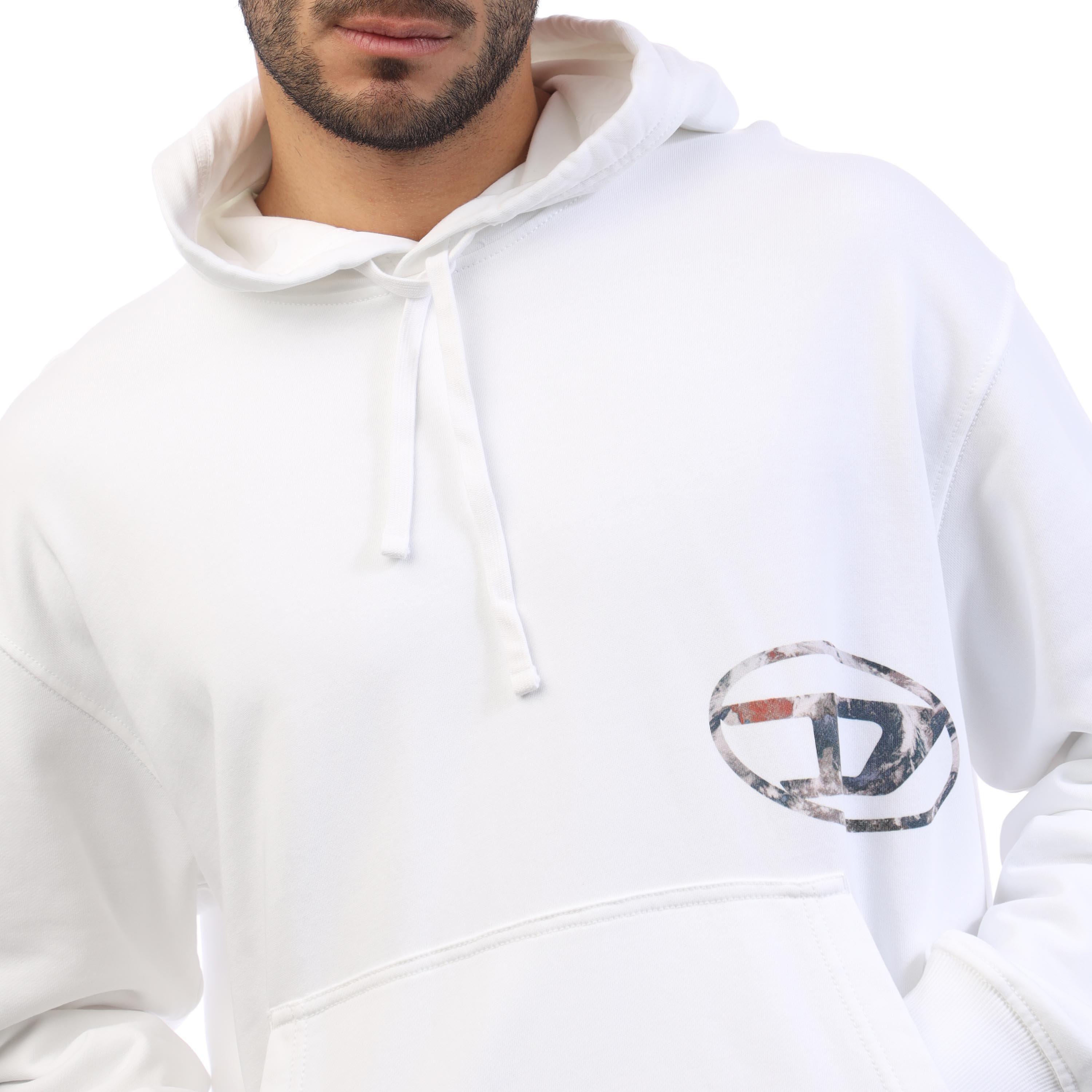 Bright White - Diesel - Men's Macs Flpa Crew Sweatshirt - 5
