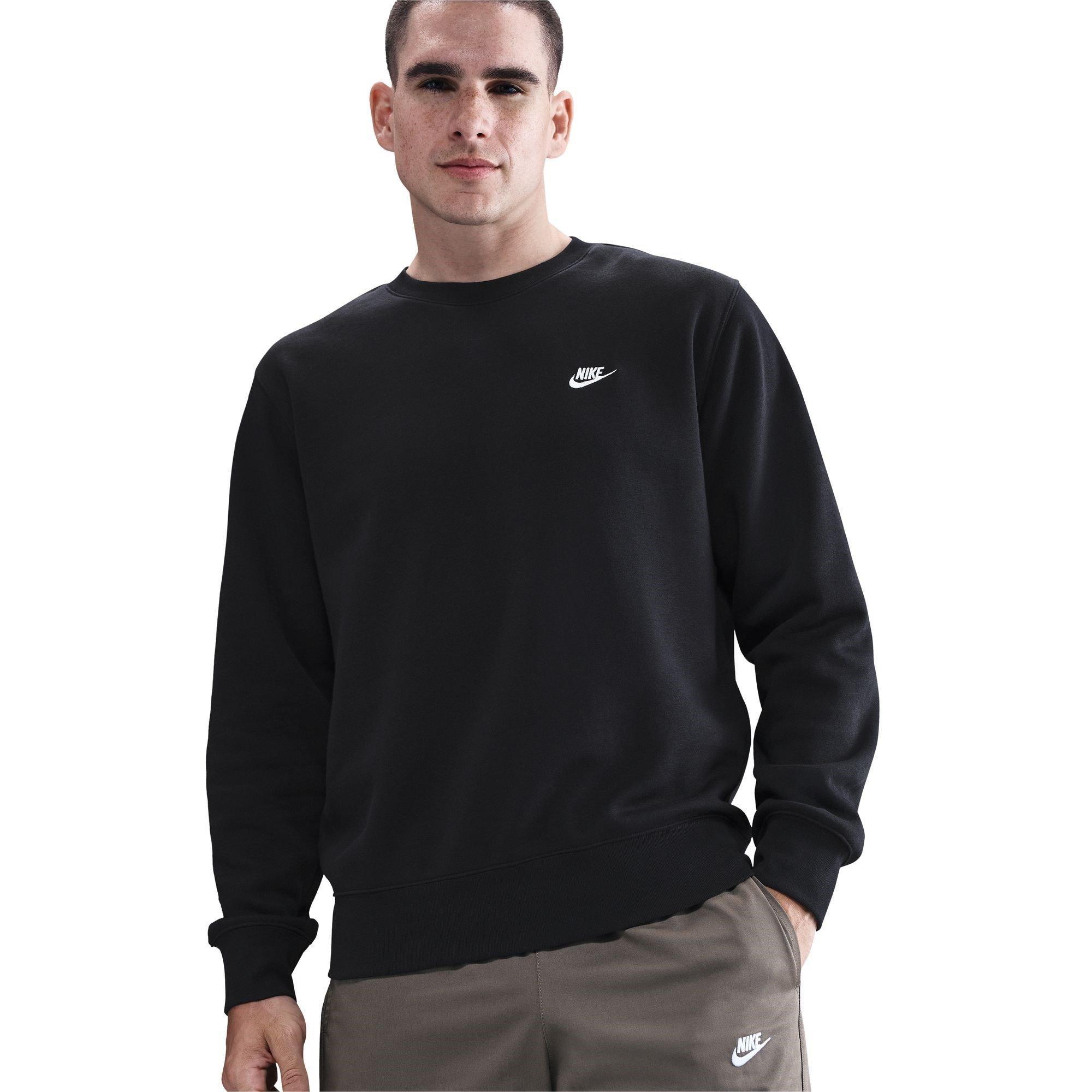 BLACK/WHITE - Nike - Nike M CLUB BB CREW Sn53 - 1