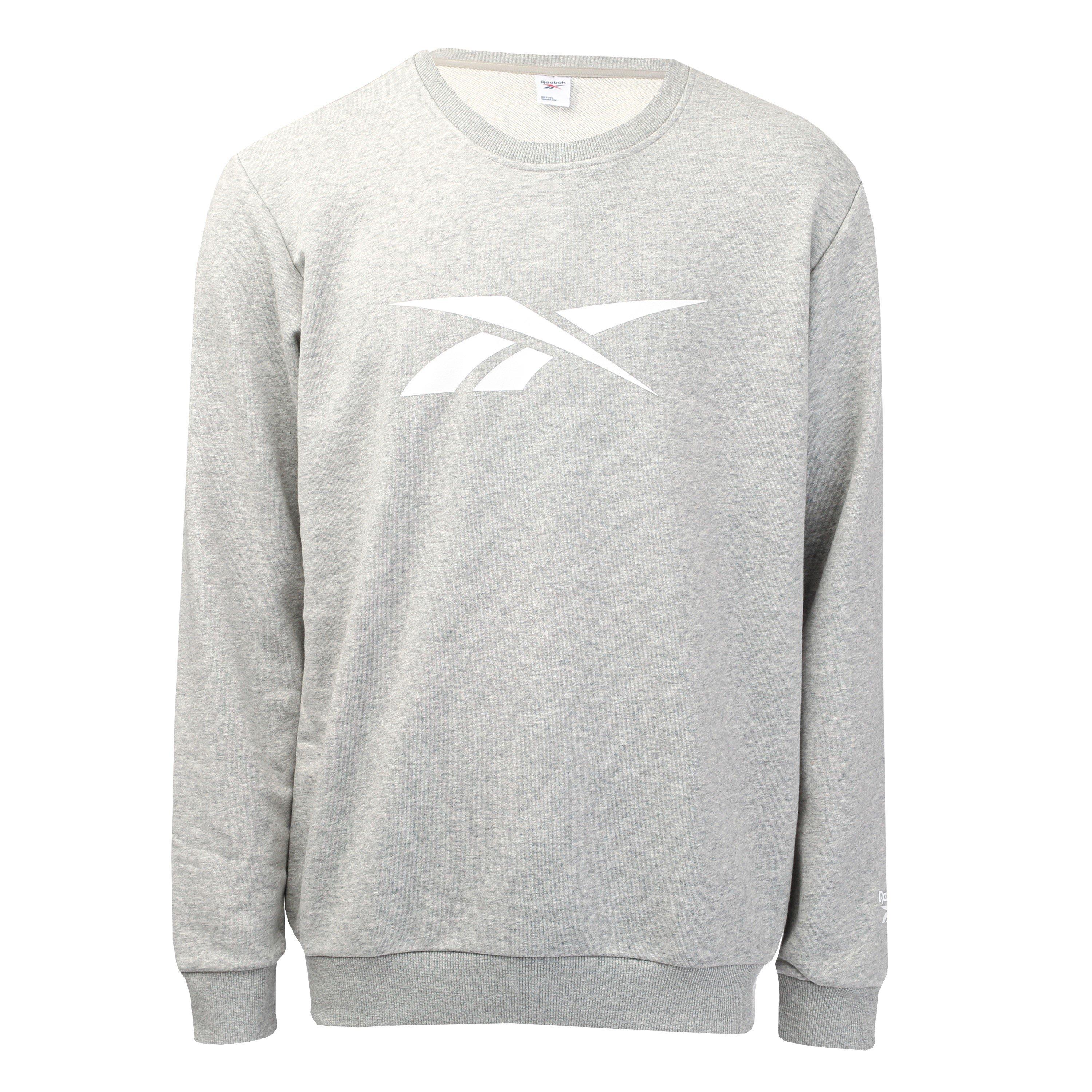 Reebok Men's Crew Sweatshirt - Grey - 2XS