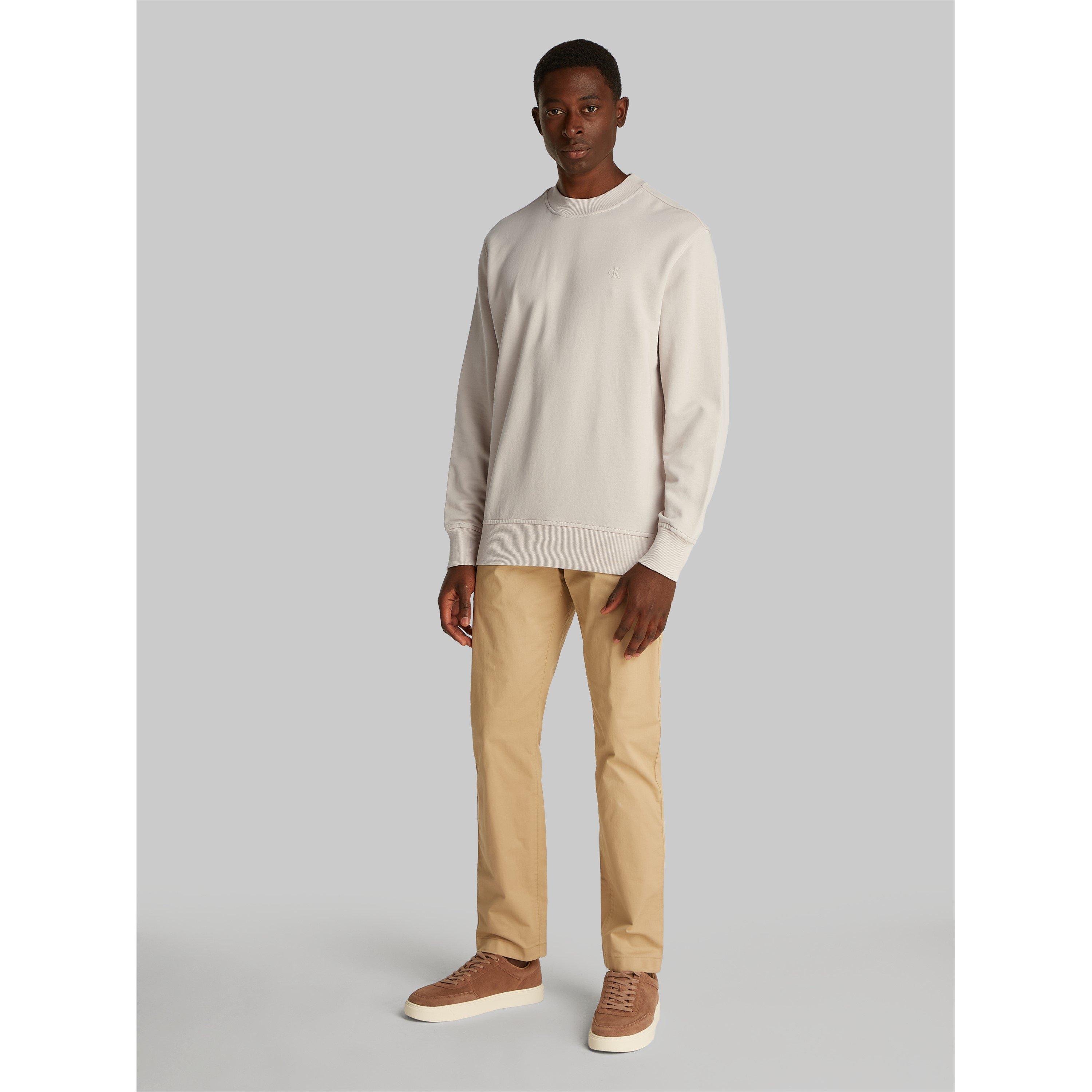 Moonbeam - Calvin Klein Jeans - Men's Washed Puff Print Crew Sweatshirt - 2