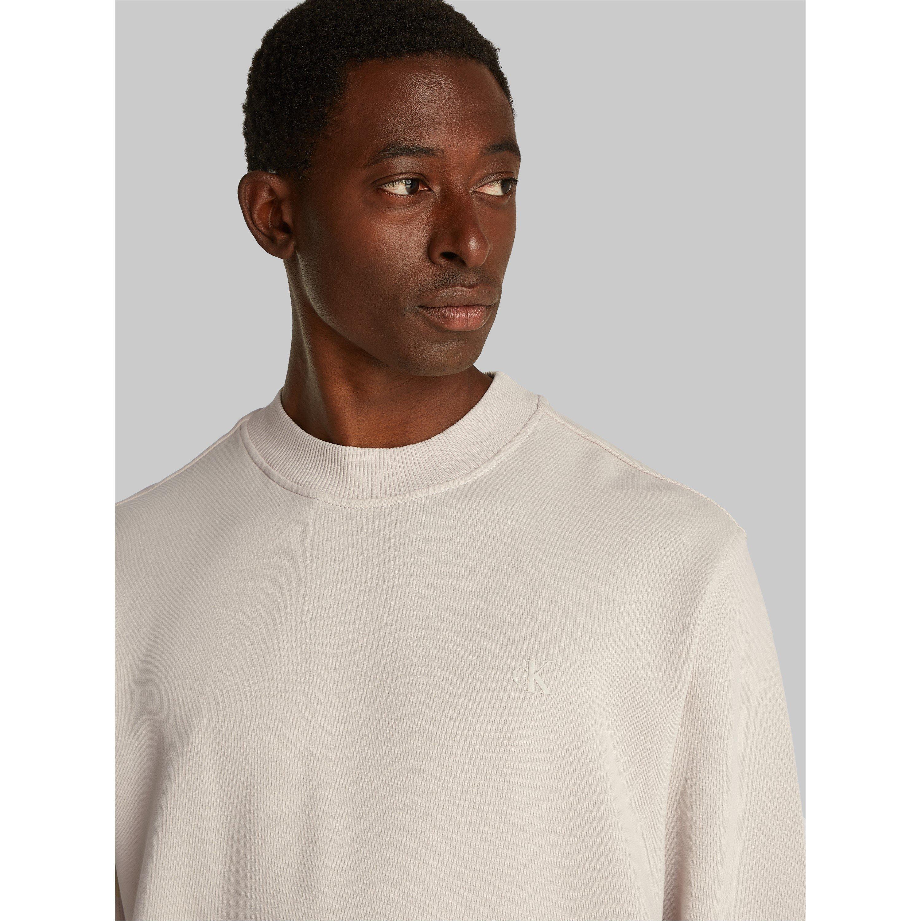 Moonbeam - Calvin Klein Jeans - Men's Washed Puff Print Crew Sweatshirt - 4