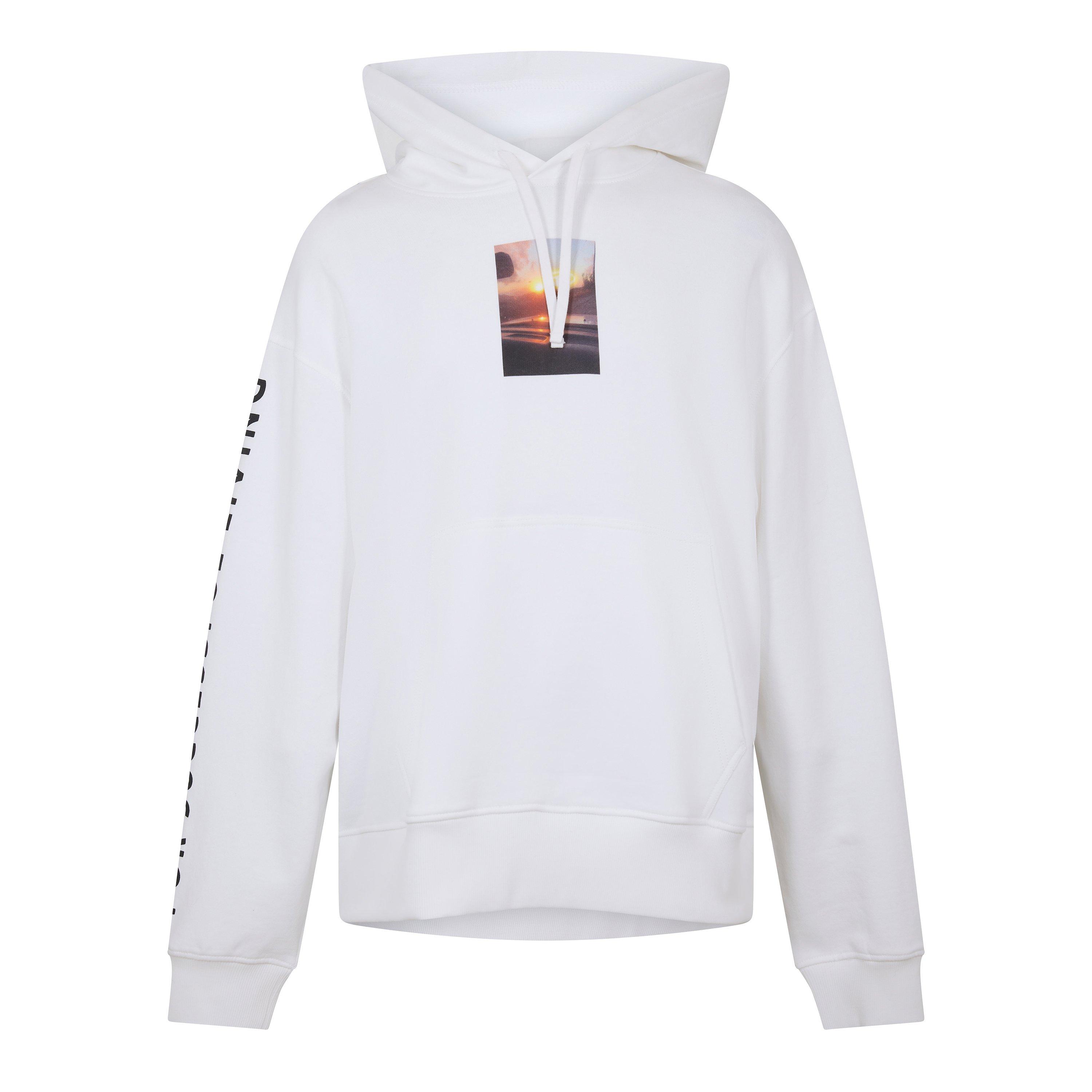 Diesel Men's White Macs Flpa Crew Sweatshirt - L
