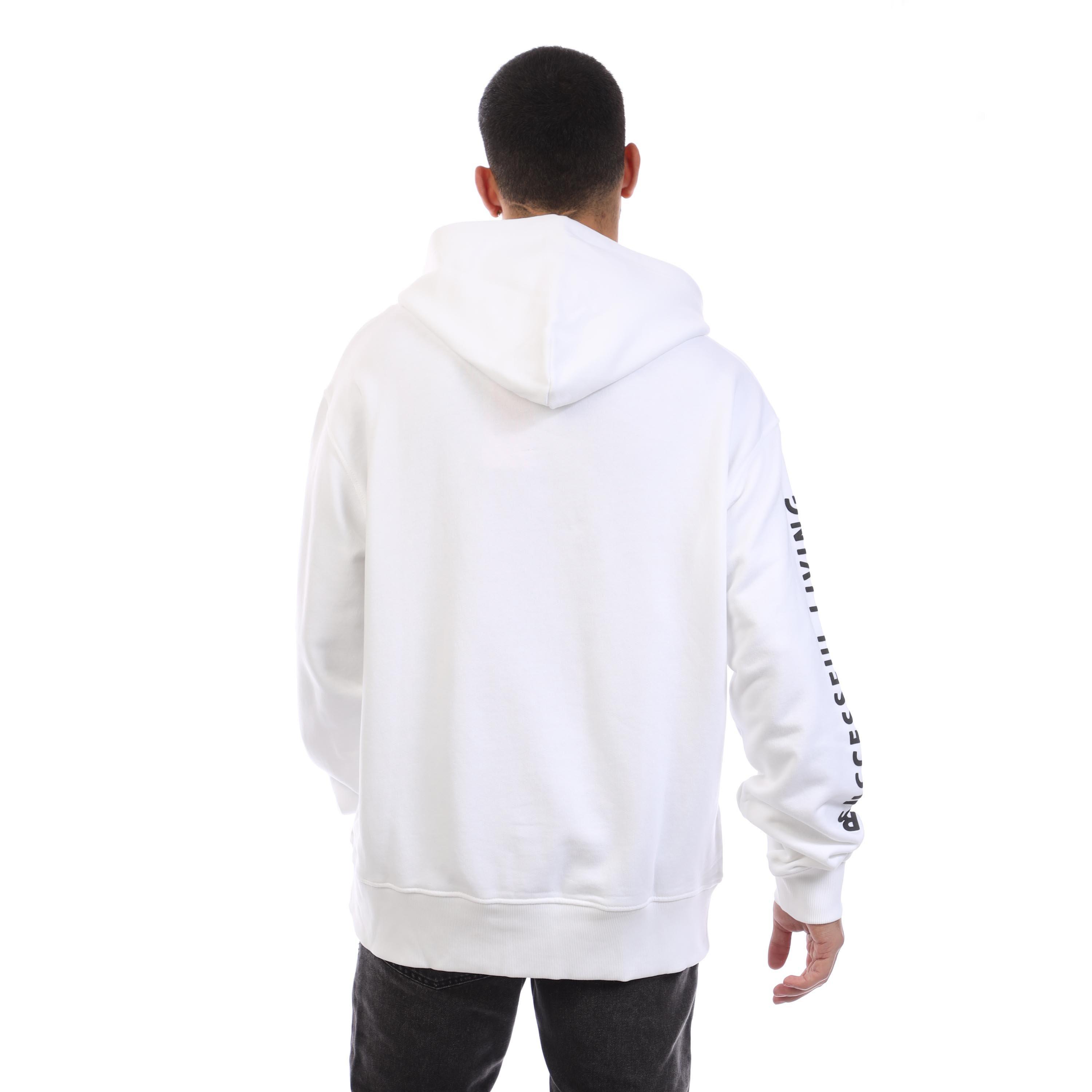 White - Diesel - Men's Macs Flpa Crew Sweatshirt - 4