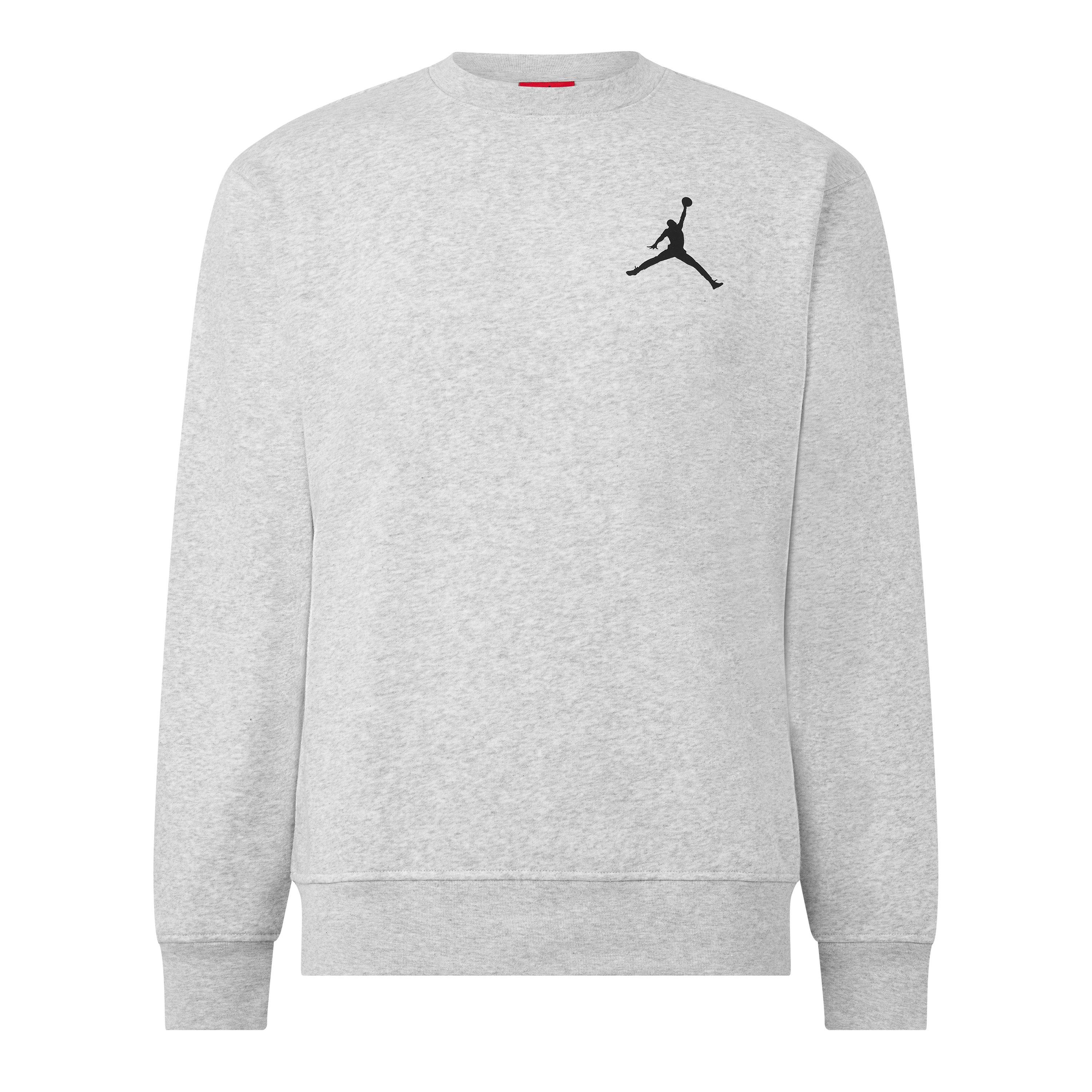 Grau/Schwarz - Air Jordan - Jordan Jump Flc Crew Sn71 - 1