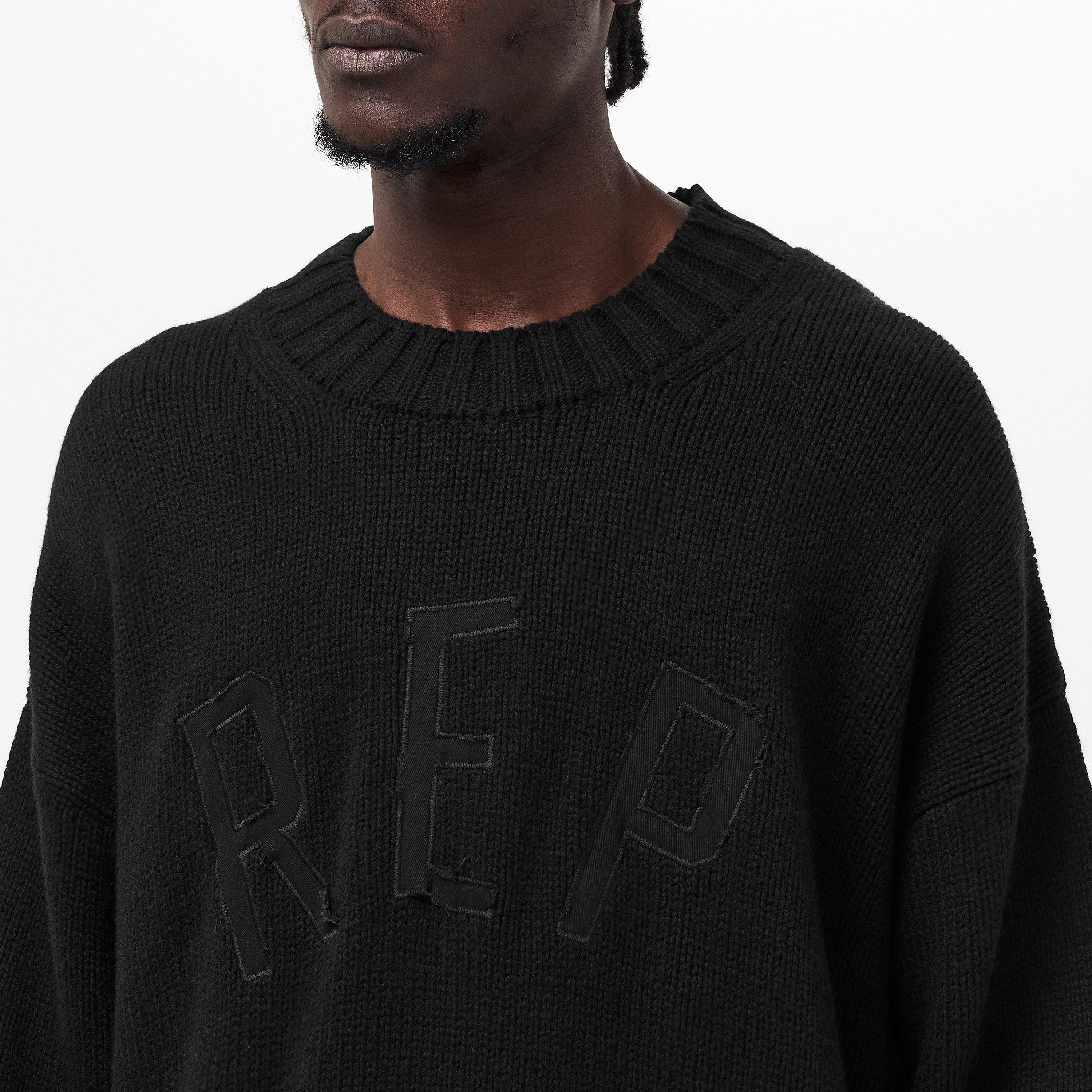 Black - Represent - Men's Crew Sweater - 5