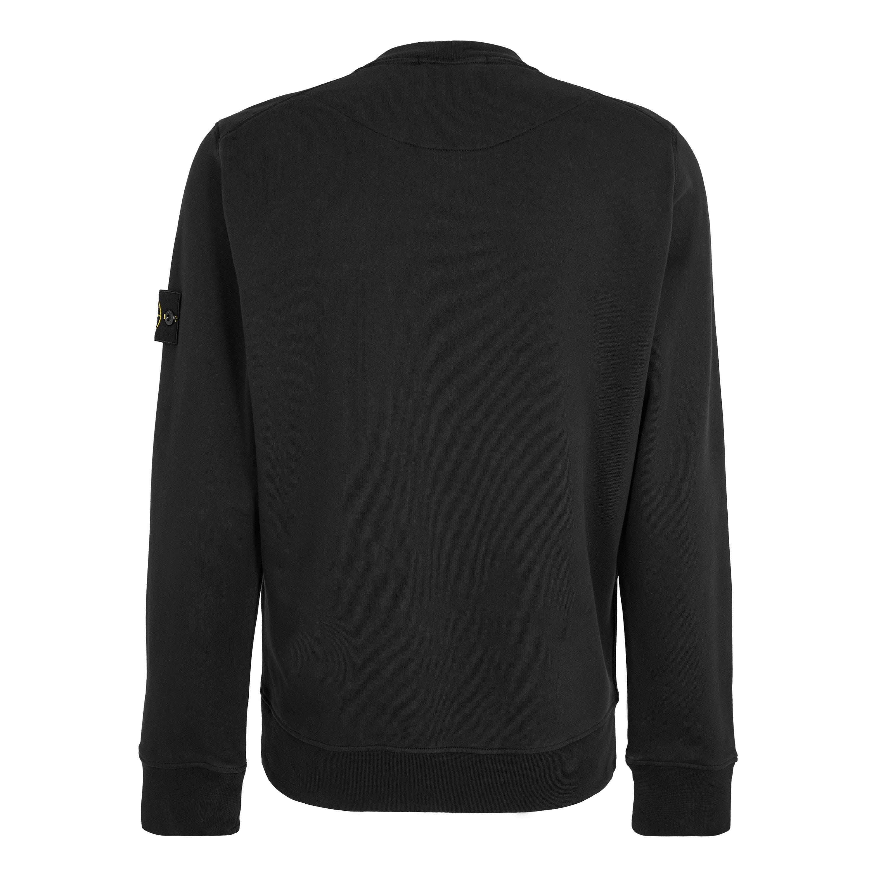 Black V0029 - Stone Island - Men's Fleece Crew Sweatshirt - 2
