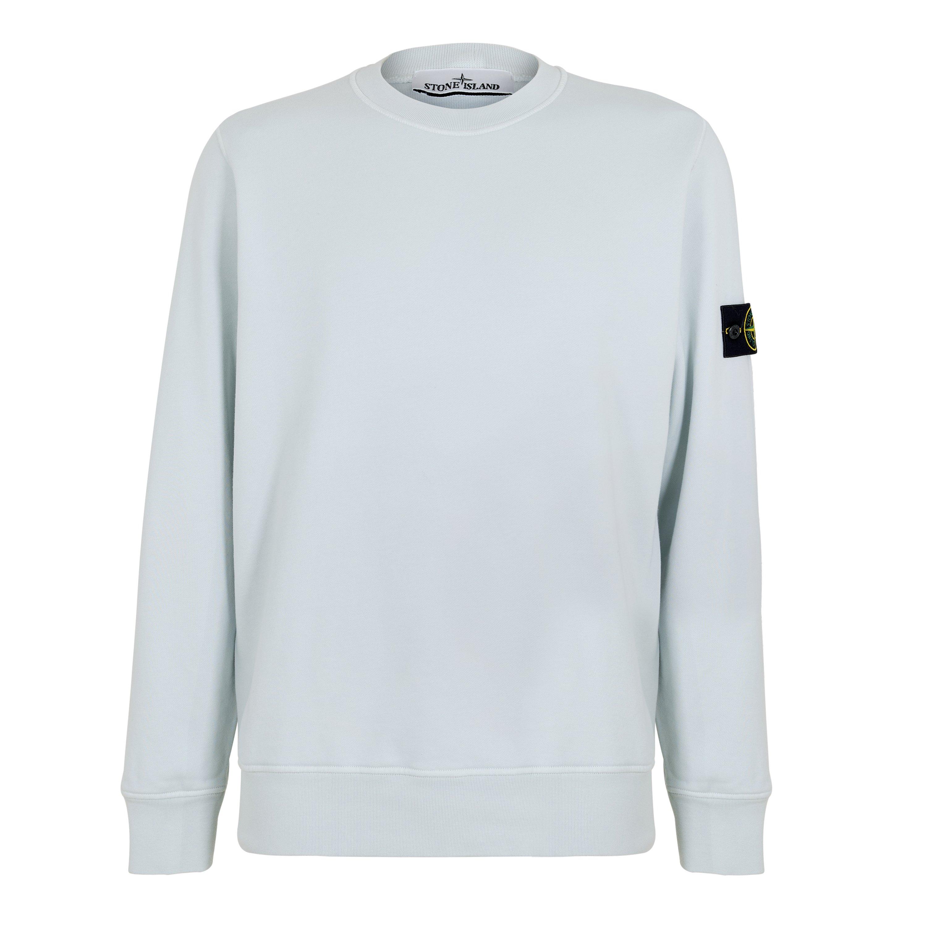 Stone Island Men's Fleece Crew Sweatshirt - Sky Blue V0041 - XL