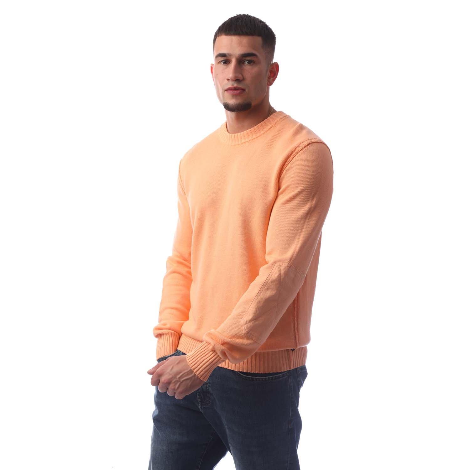 Pastel Orange - Boss - Men's Aropo Crew Sweatshirt - 1