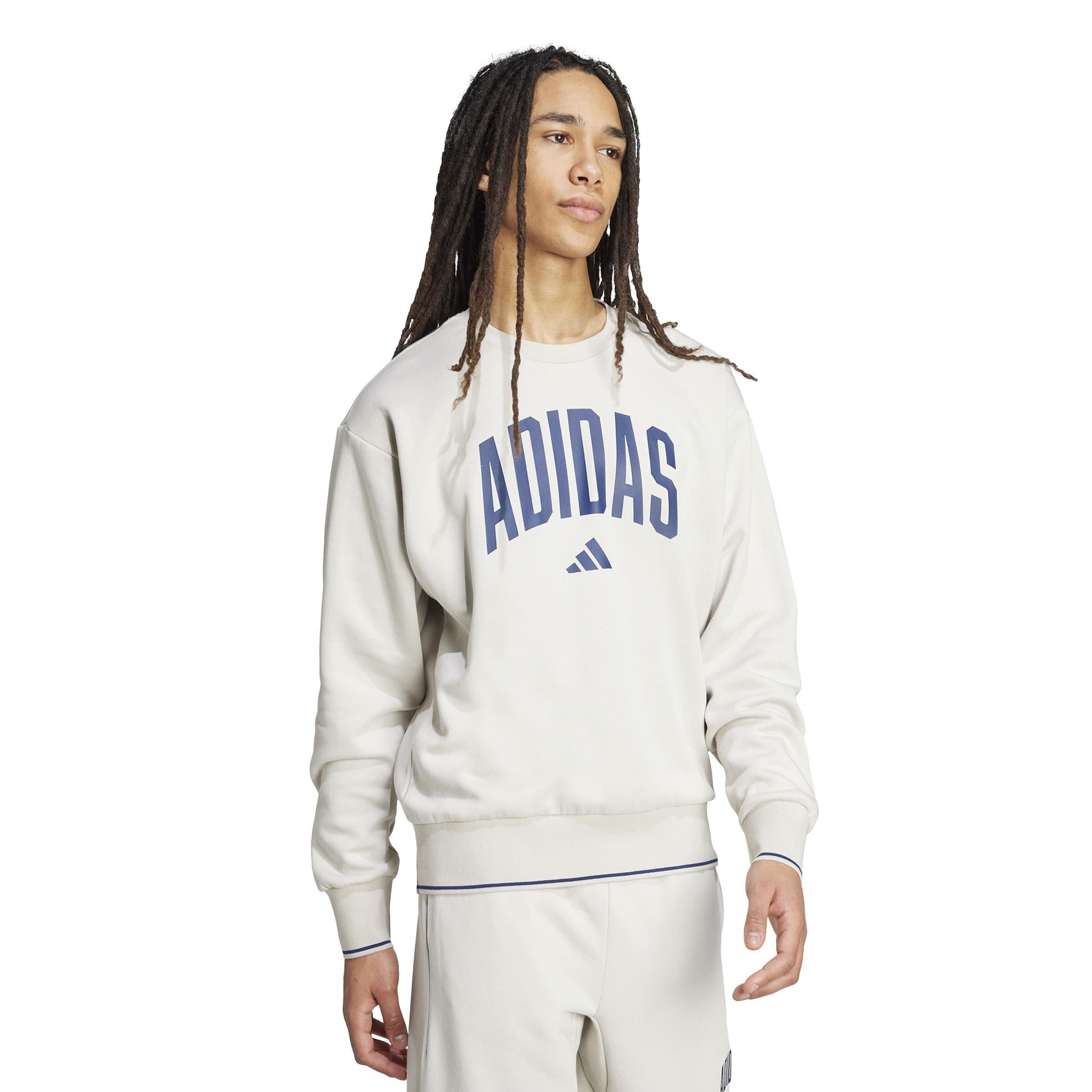Aluminiumoxid/Blå - adidas - Collegiate Sweatshirt Mens - 4