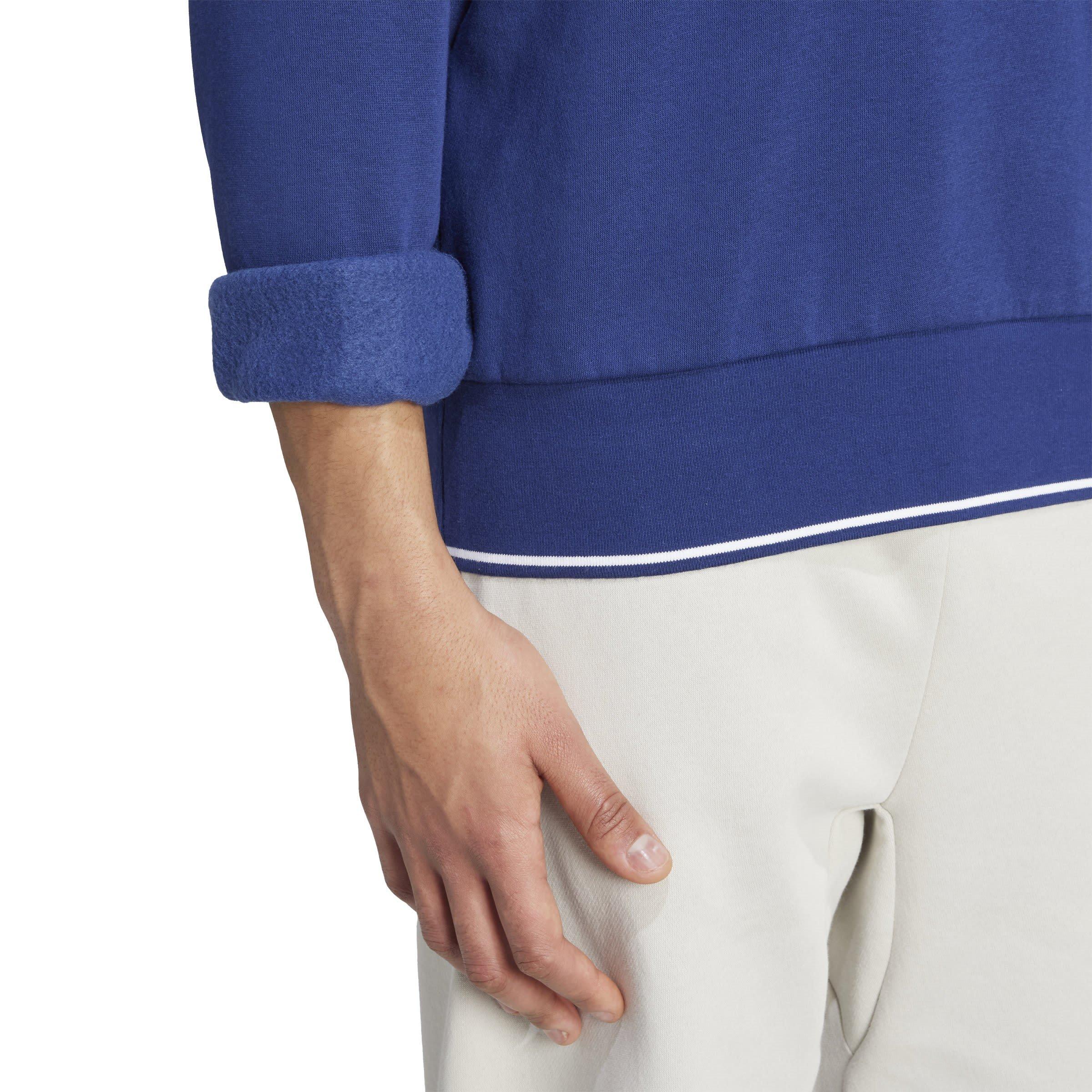 Blue/White - adidas - Collegiate Sweatshirt Mens - 6