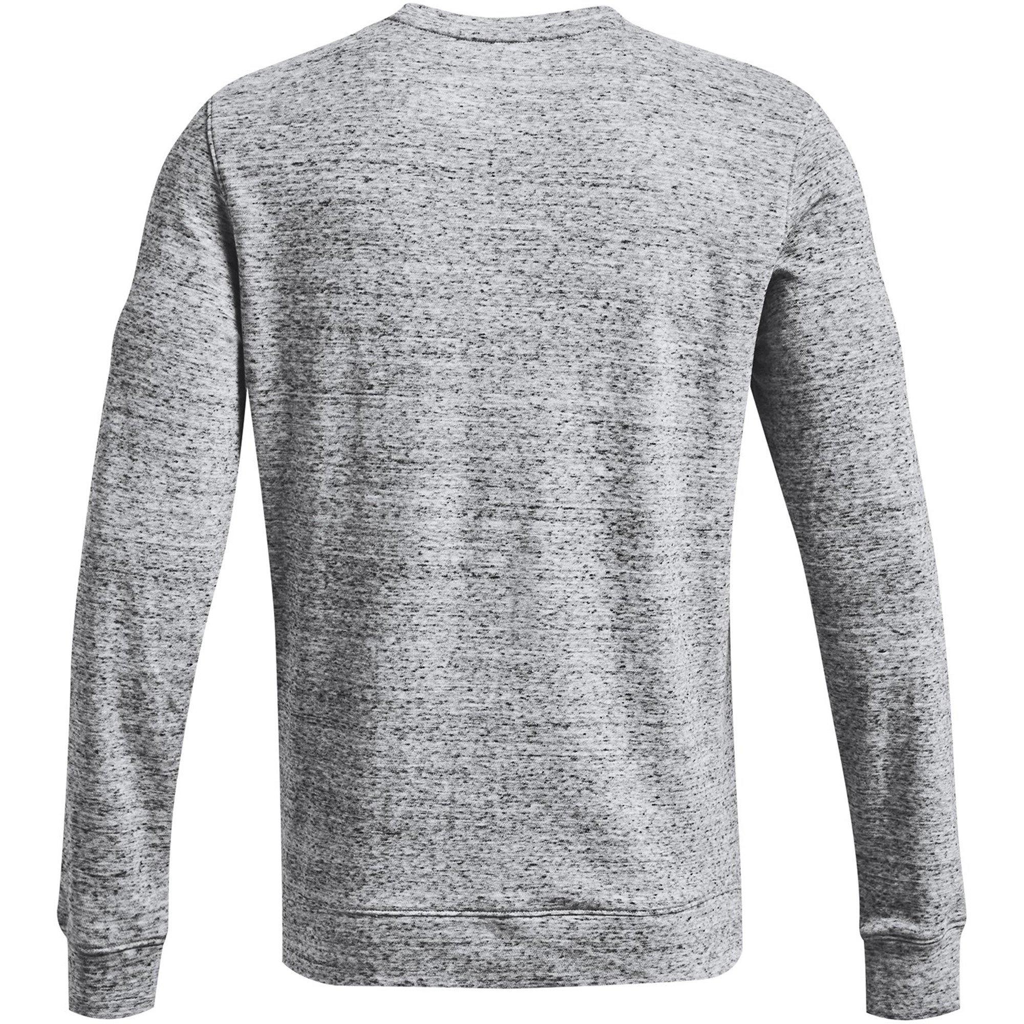White - Under Armour - Armour Rival Terry Crew Sweater Mens - 6