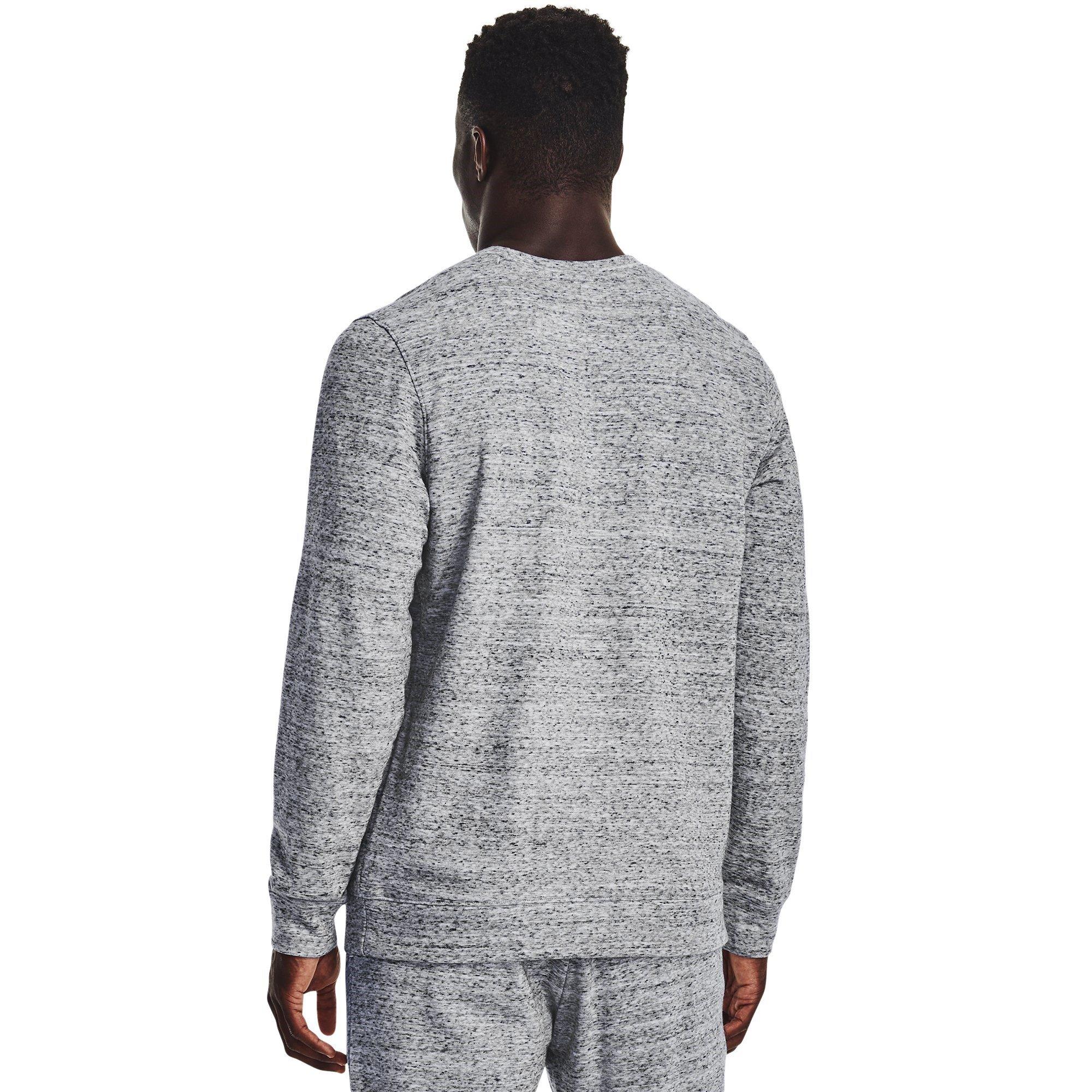 White - Under Armour - Armour Rival Terry Crew Sweater Mens - 3