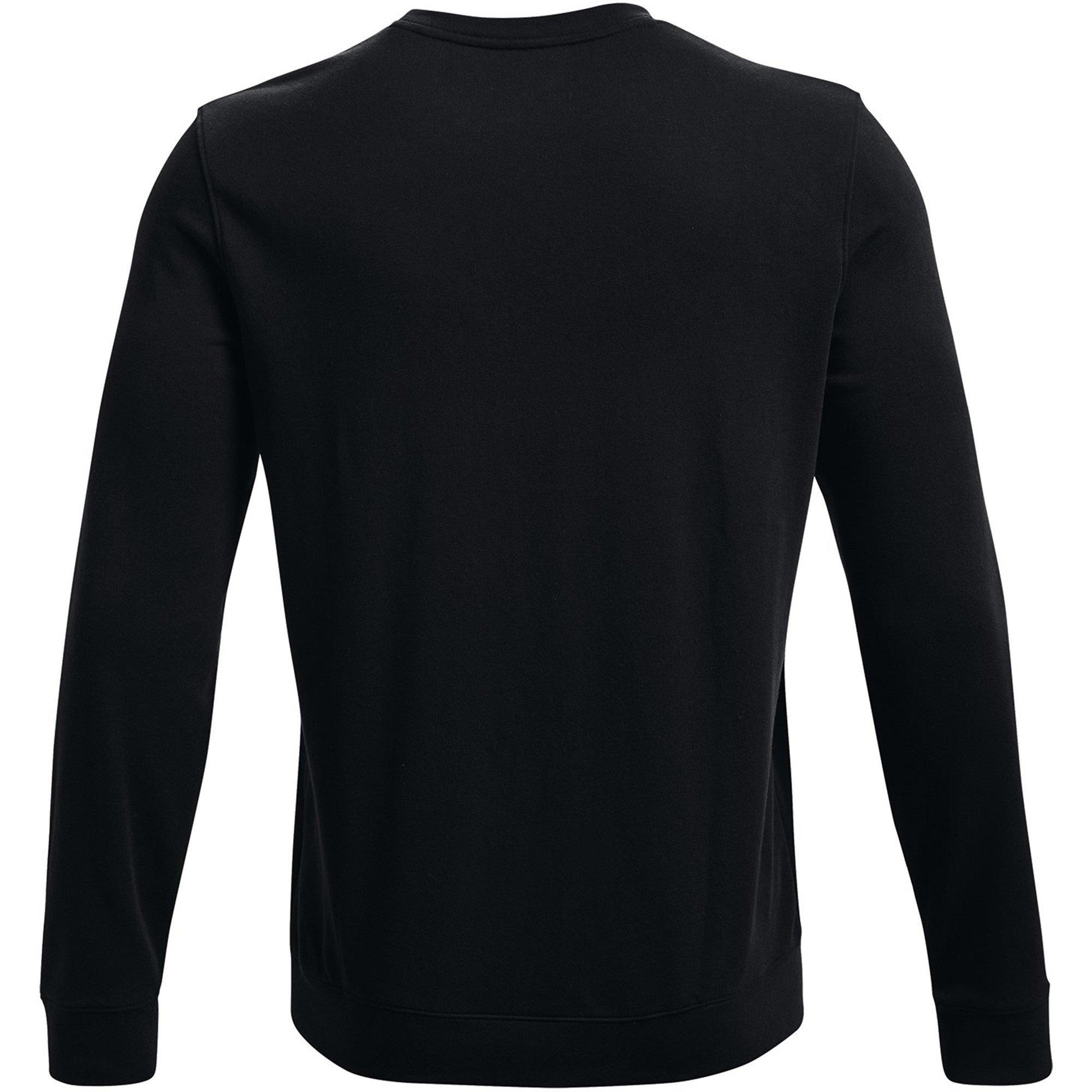 Black - Under Armour - Rival Terry Crew Sweater Mens - 6