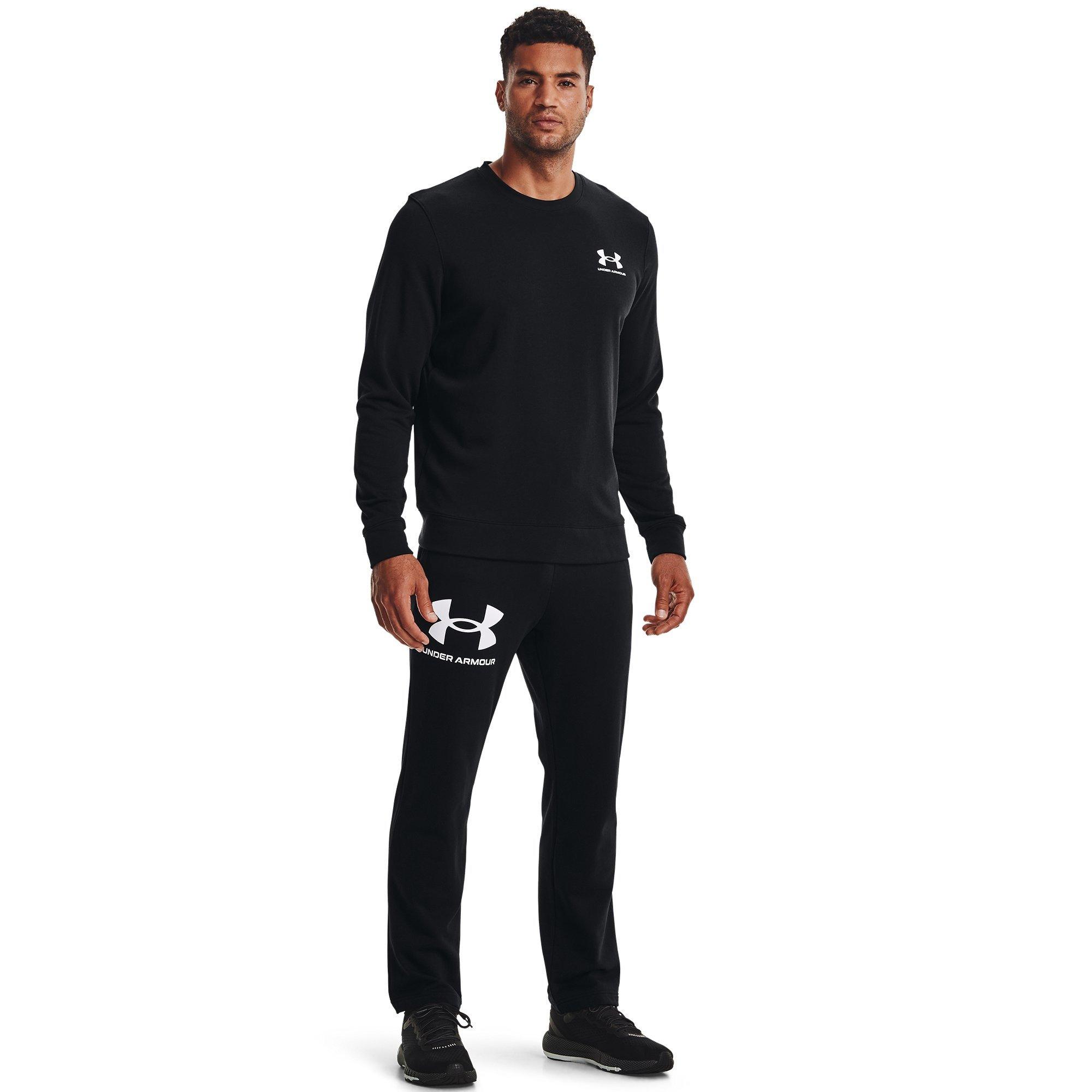 Black - Under Armour - Rival Terry Crew Sweater Mens - 4