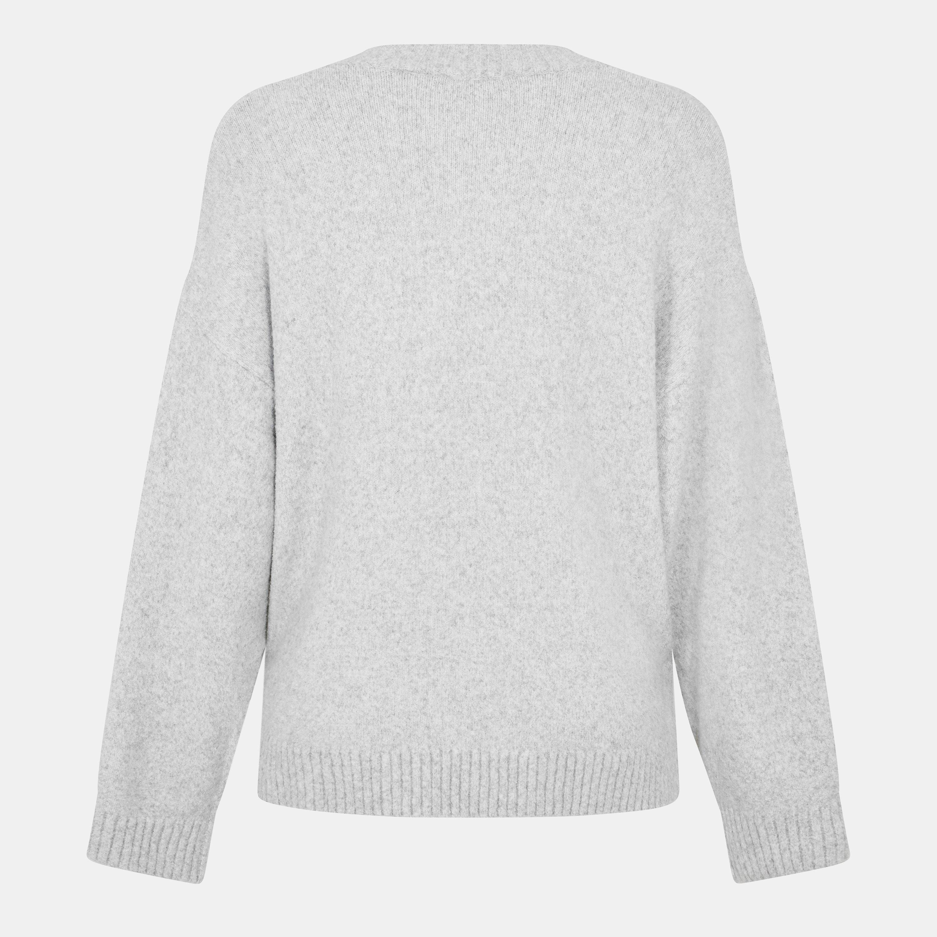Ice Grey Marl - Represent - Men's Crew-Neck Ribbed Crew Sweatshirt - 2