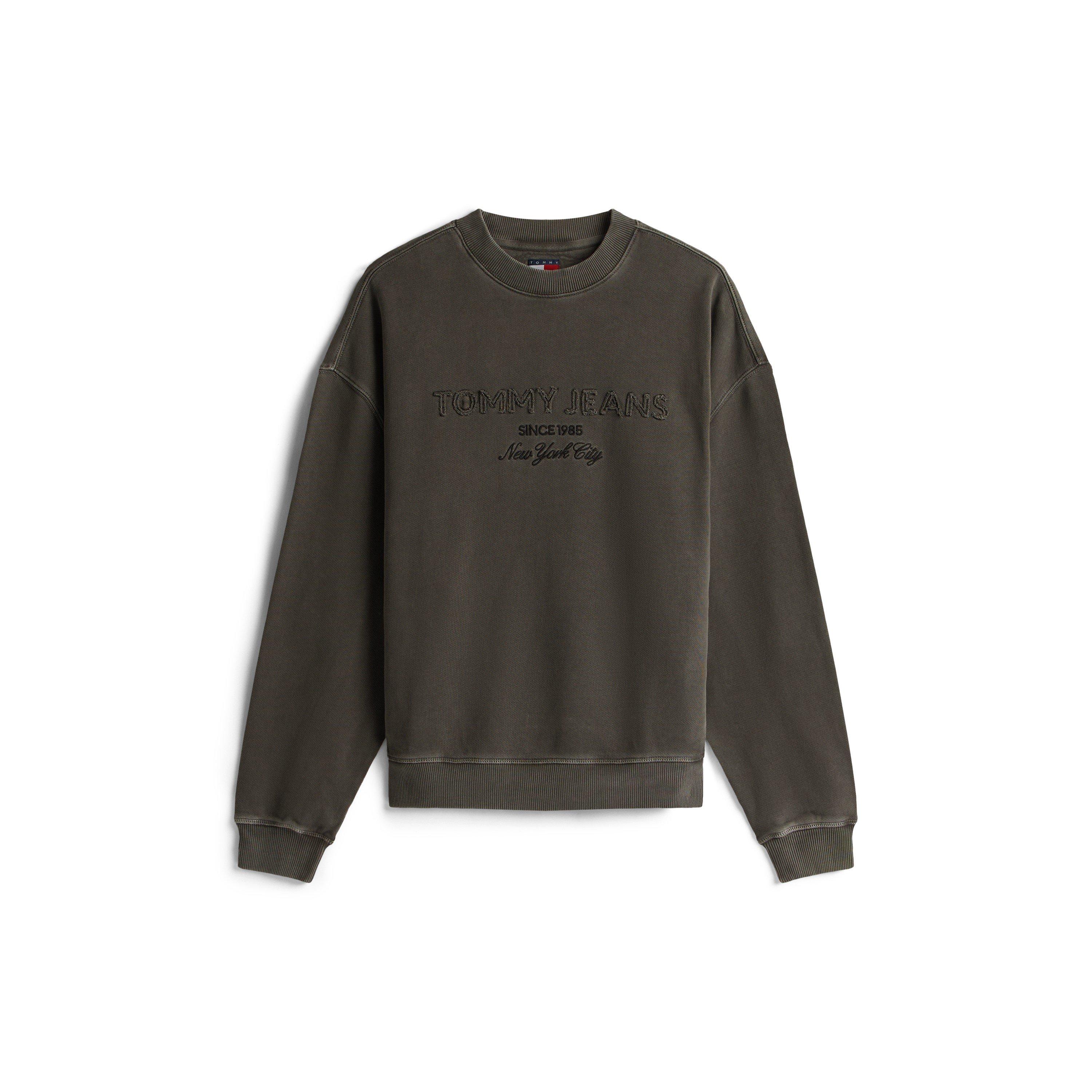 Tommy Jeans Men's New Classic Crew Sweatshirt - Washed Black - M