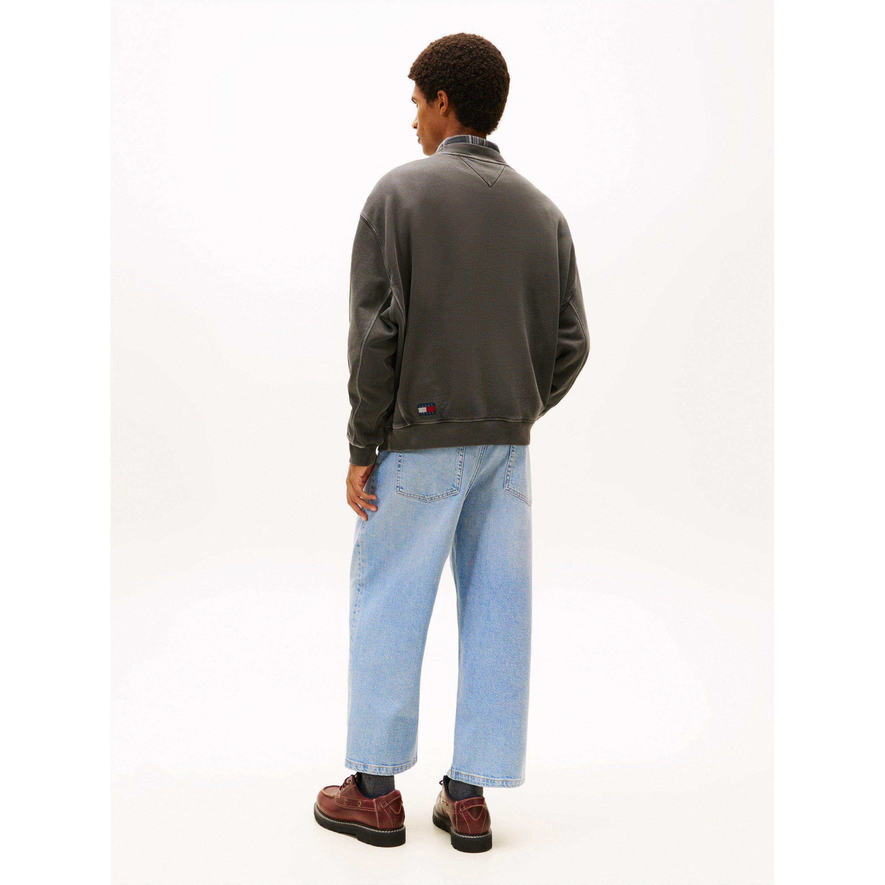 Noir délavé - Tommy Jeans - Men's New Classic Crew Sweatshirt - 5