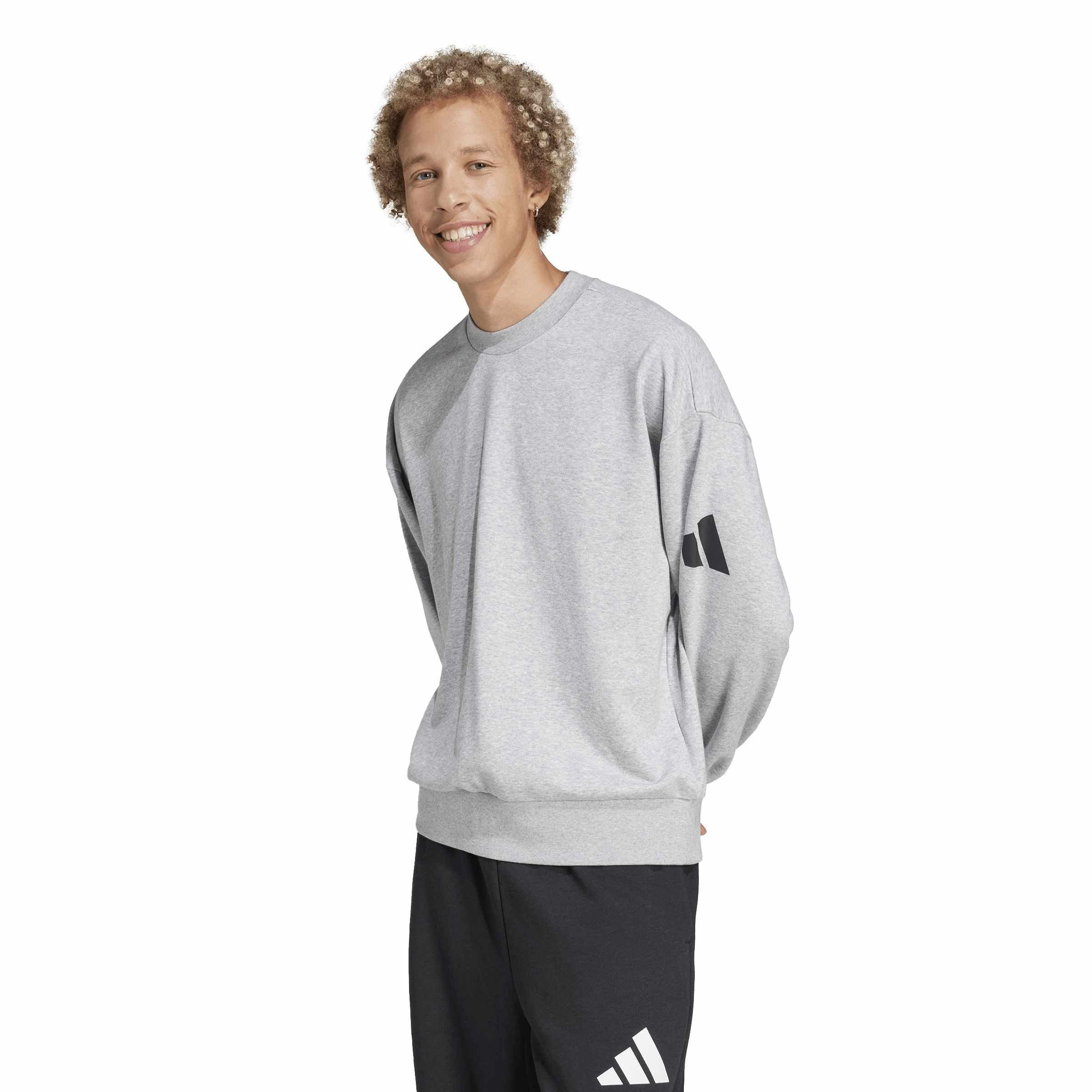 Mittelgrau Hea - adidas - Adidas M Swt Ft Sn99 - 2