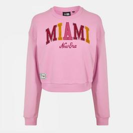 New Era Adults Cropped Crew Sweatshirt