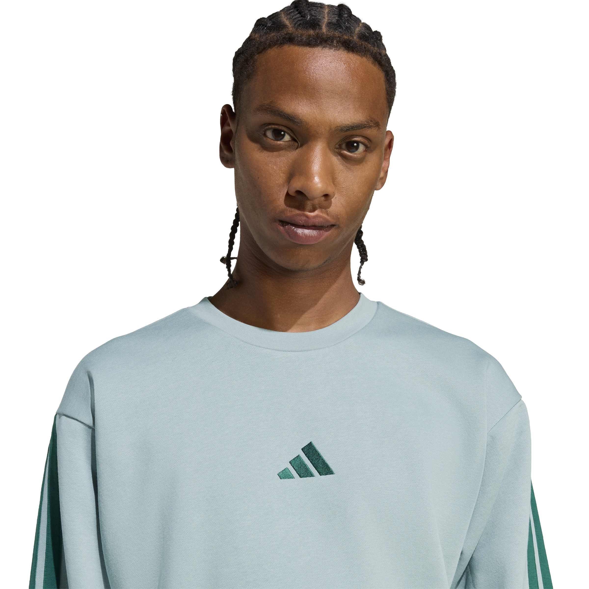 Wonder Sage/Col - adidas - Adidas M 3S Fl Swt Sn99 - 4