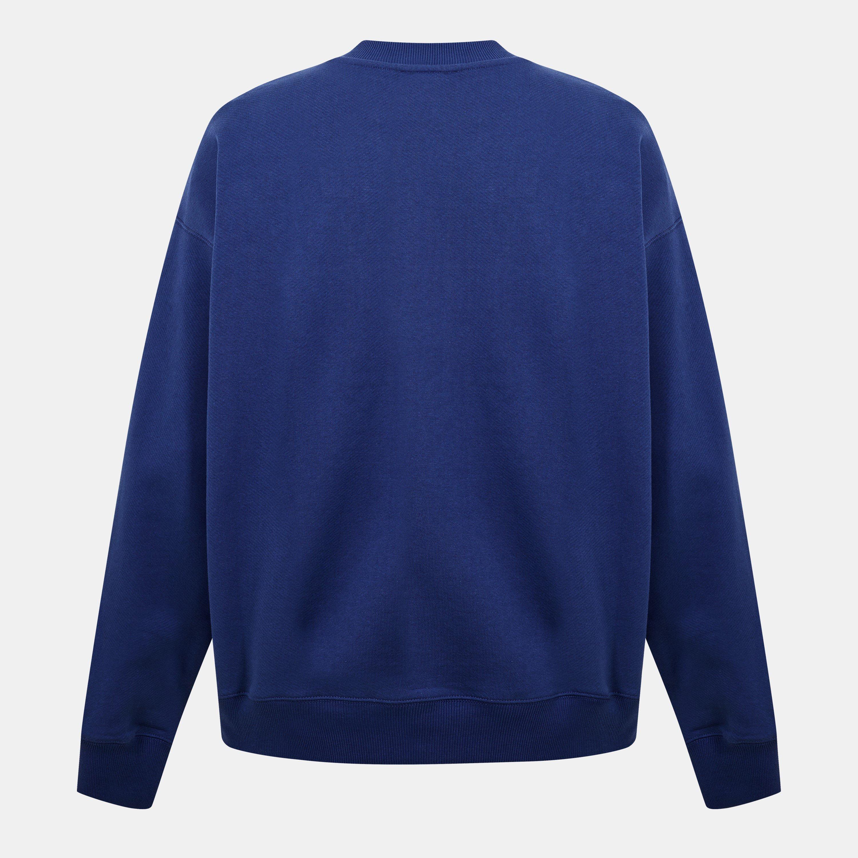 Dark Blue-White - Off White - Skate Crew Sweatshirt - 2