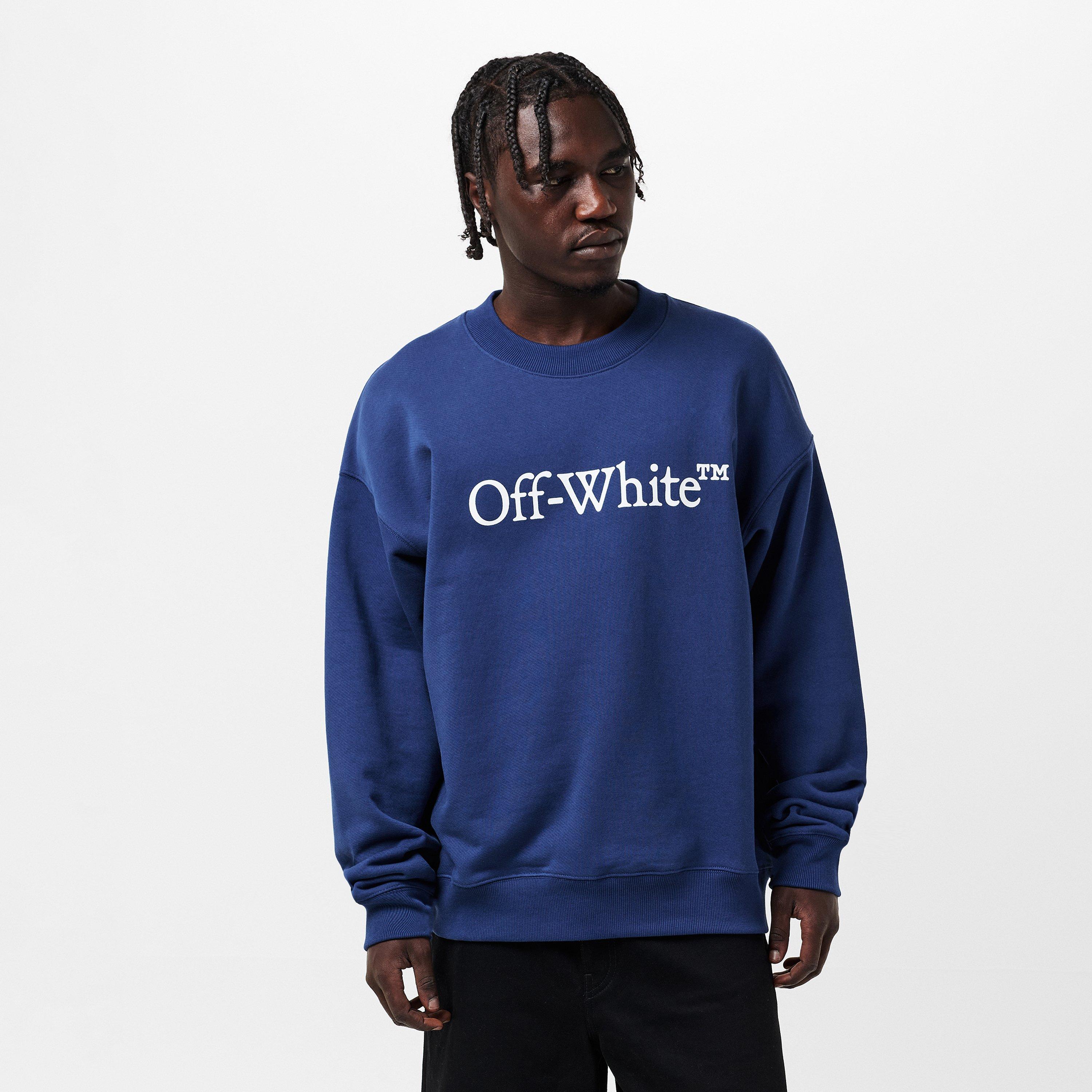 Dark Blue-White - Off White - Skate Crew Sweatshirt - 3