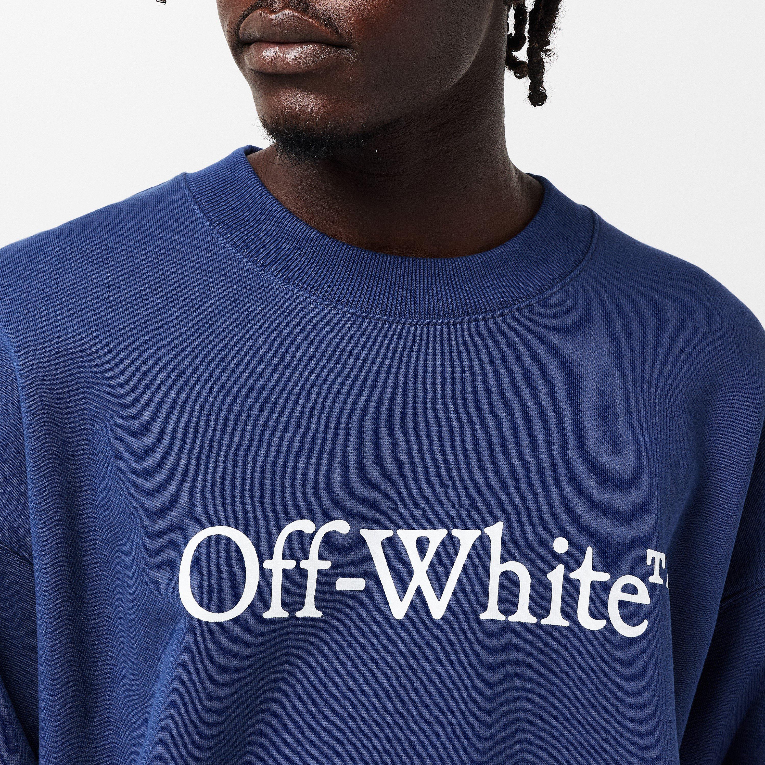Dark Blue-White - Off White - Skate Crew Sweatshirt - 5