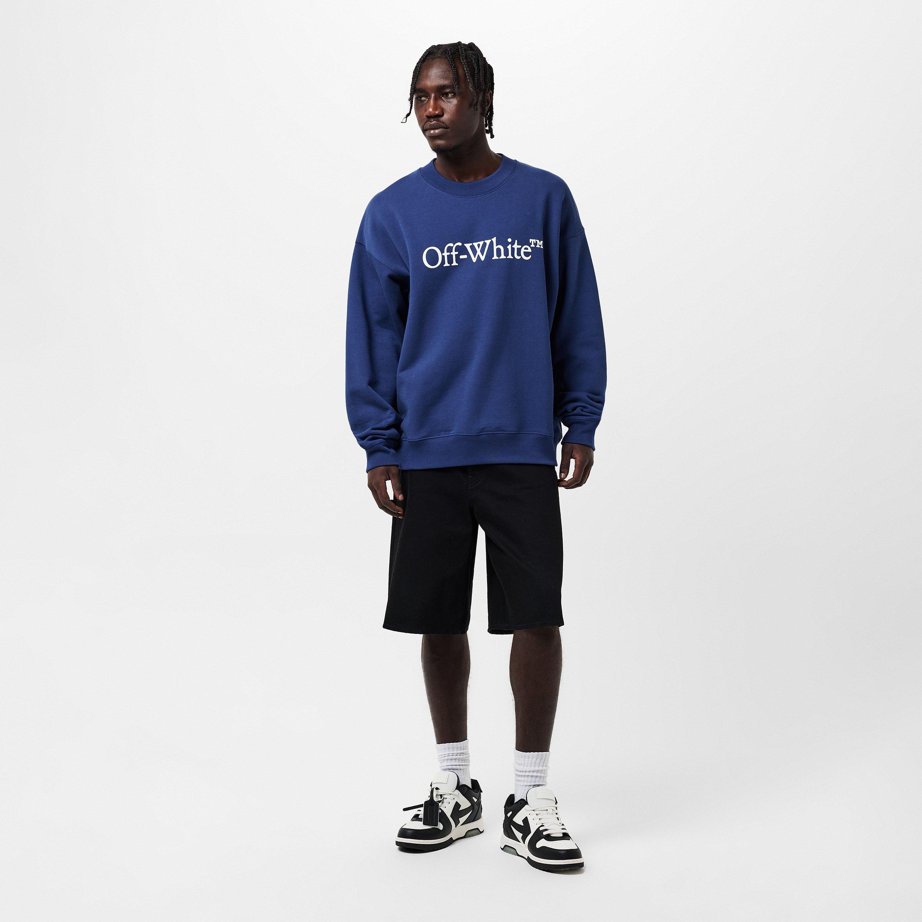 Off White Men's Skate Relaxed Fit Crew Sweatshirt | Flannels